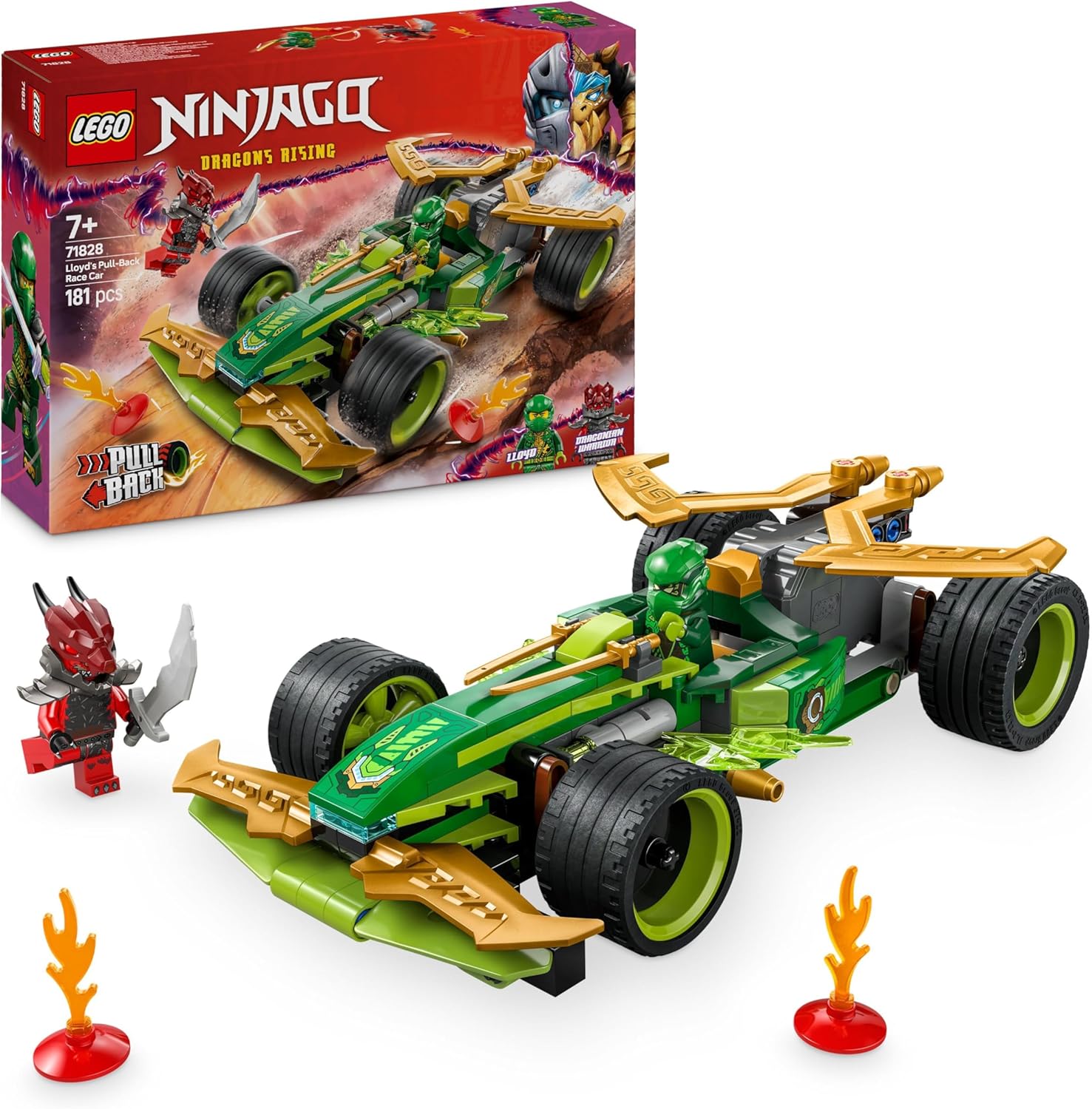 Конструктор LEGO NINJAGO Гоночный автомобиль Ллойда - фото 1
