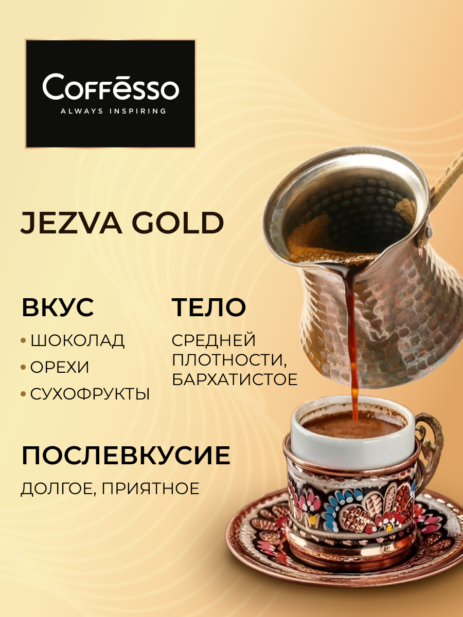 Кофе молотый Coffesso Jezva Gold - фото 4