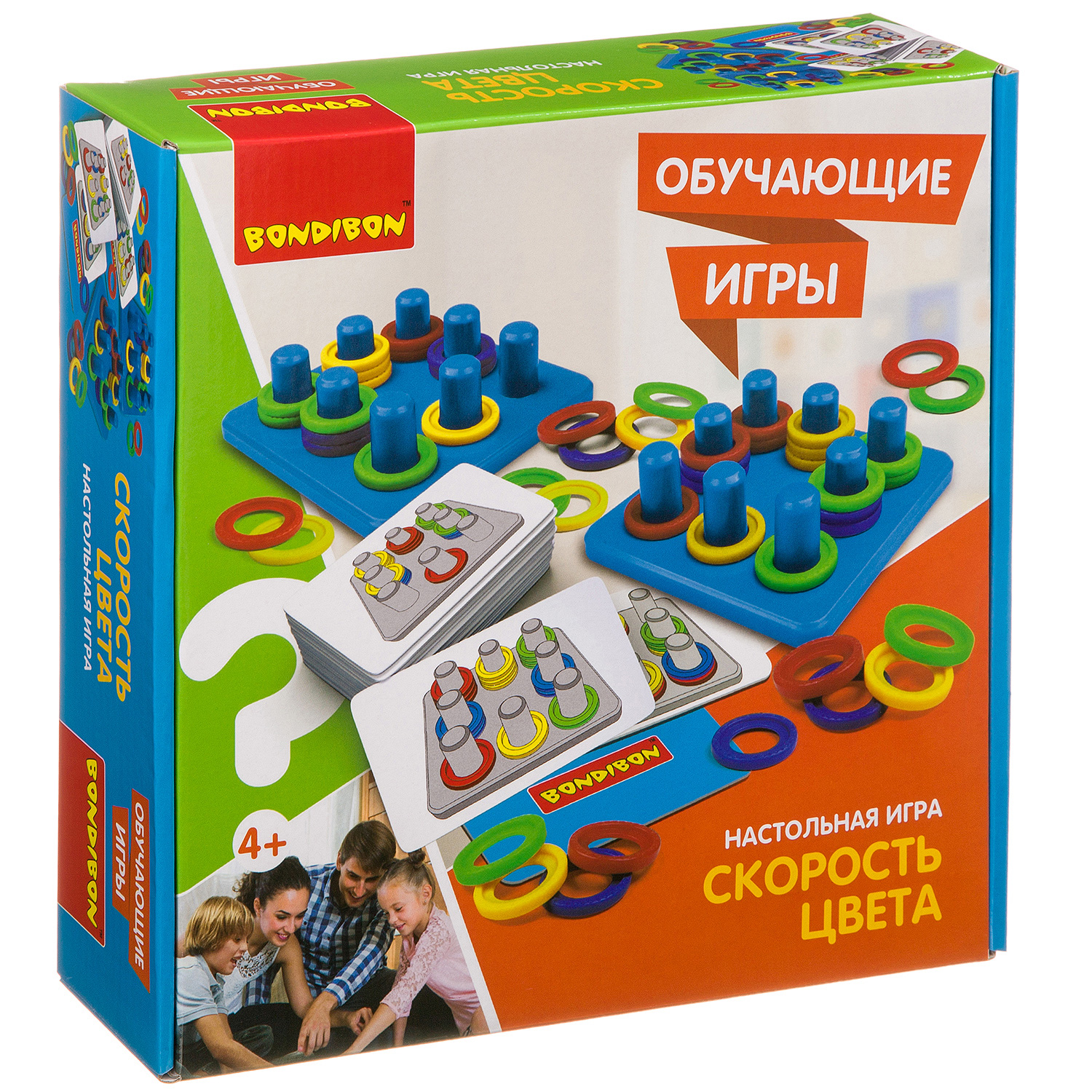 Настольная игра Bondibon на внимание Скорость Цвета - фото 3