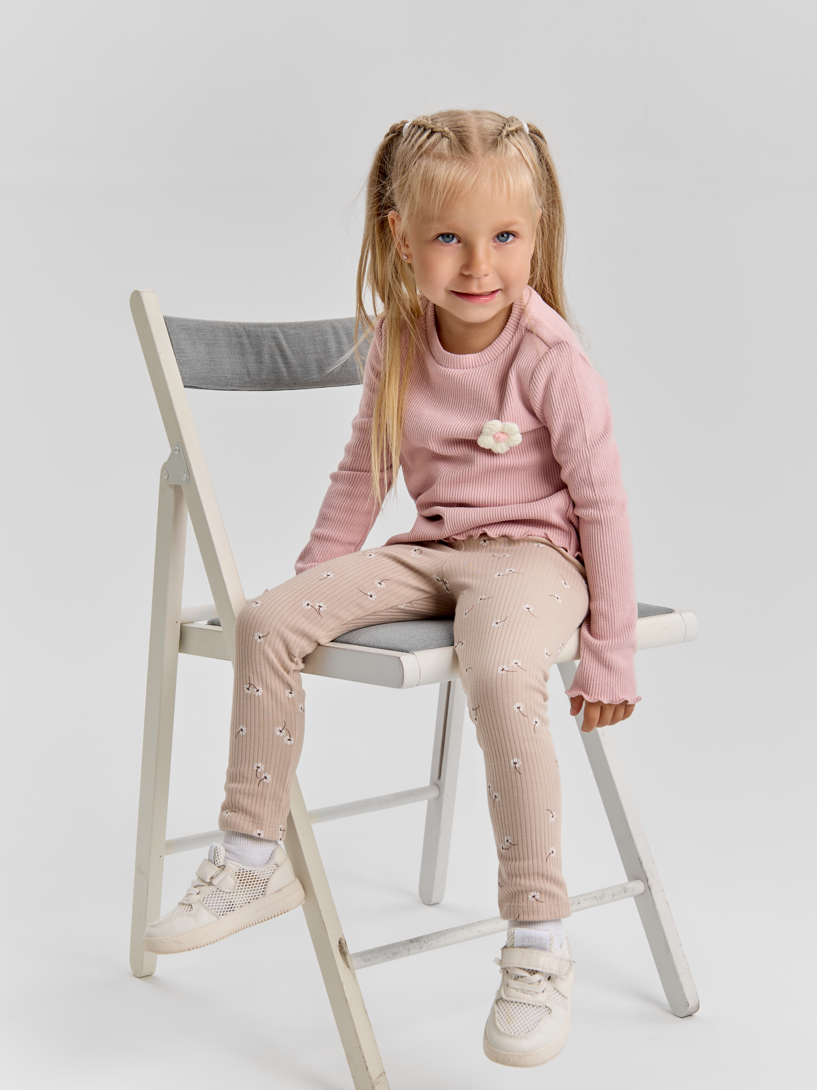 Леггинсы LEVA легинсы для девочки_кофе_нефрит - фото 14