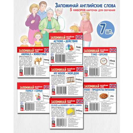 Карточки ТЦ Сфера Запоминай английские слова