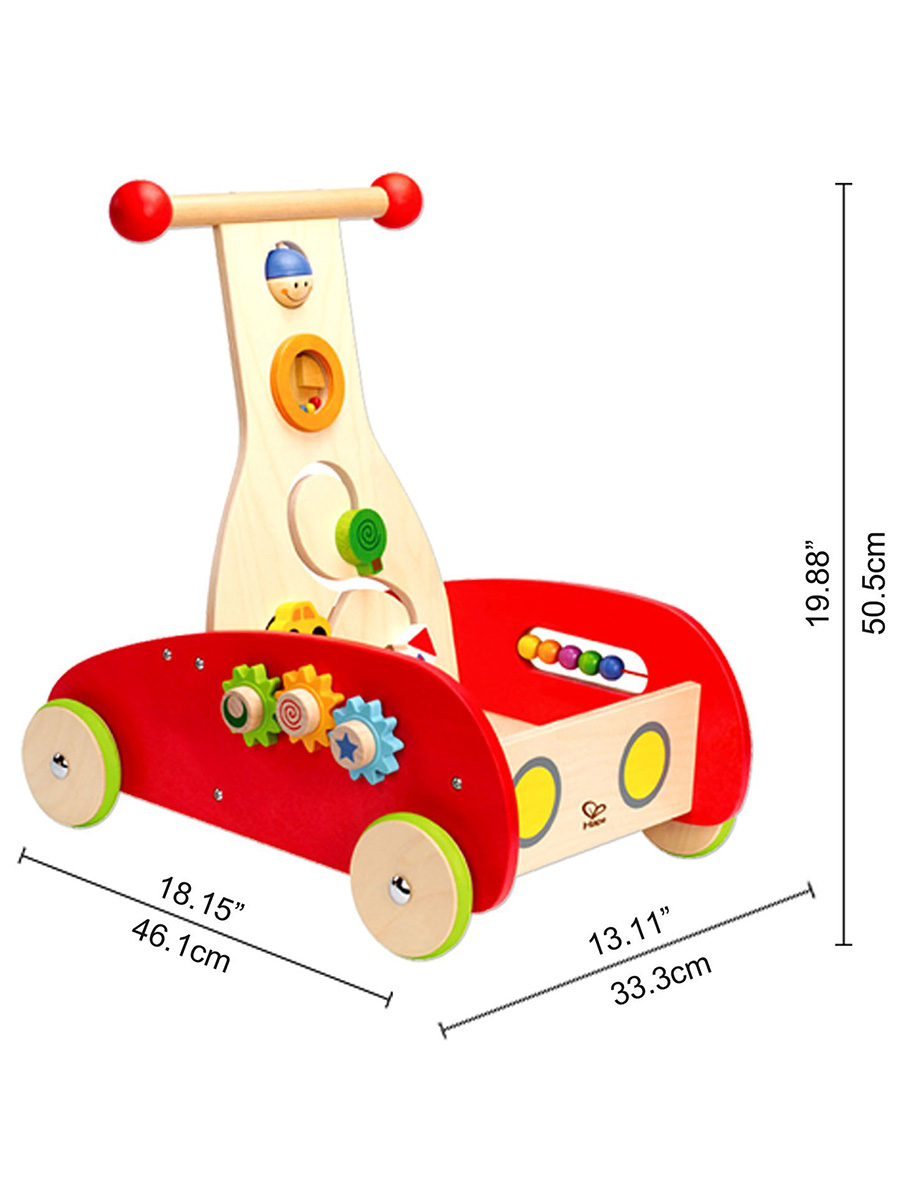 Ходунки Hape Волшебные с ручкой красный - фото 8