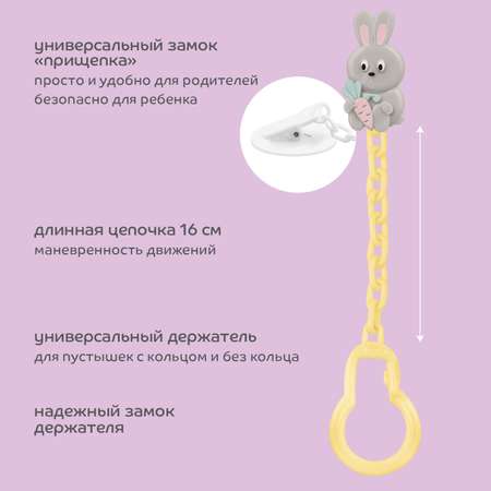 Клипса для пустышки Lubby