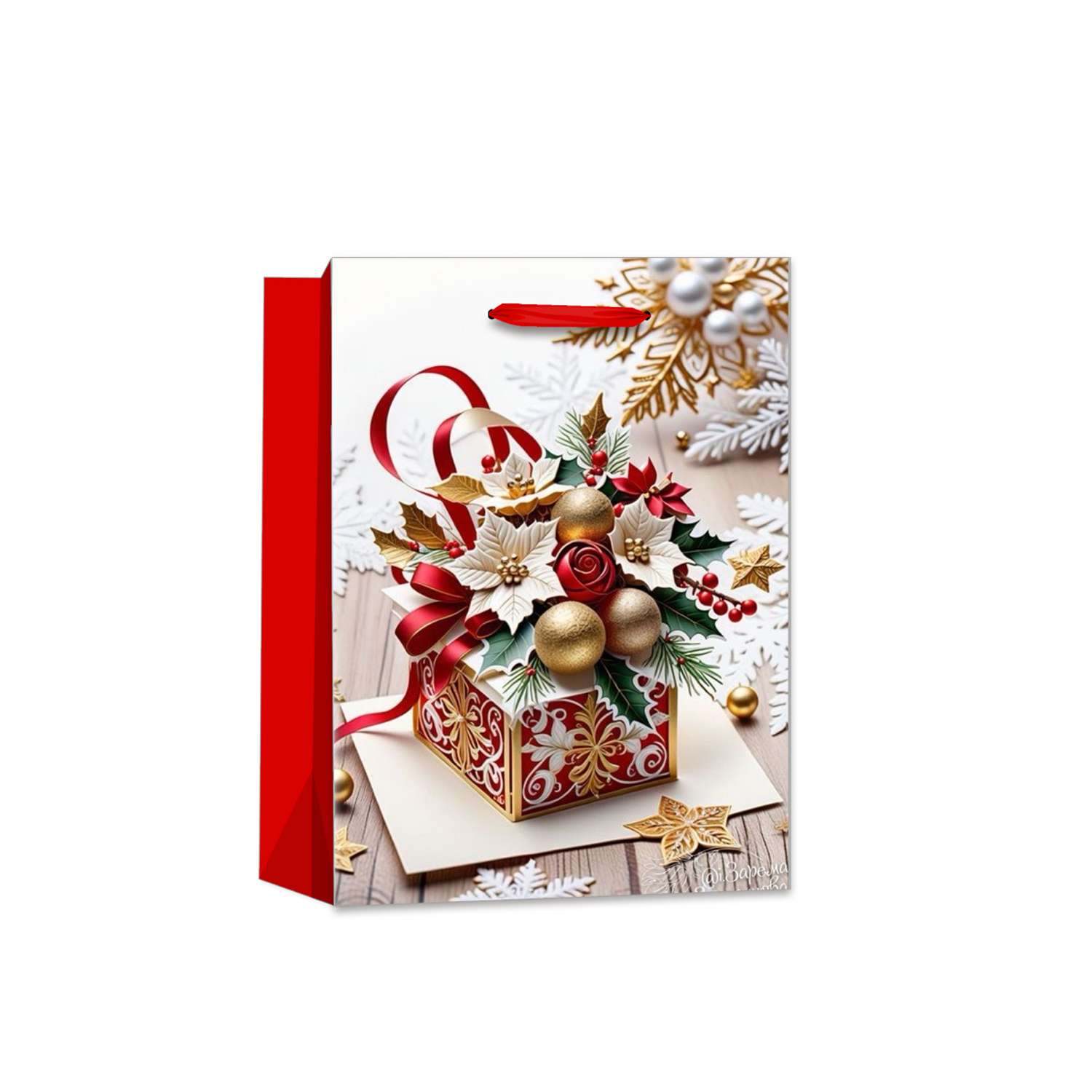 Пакет ё праздничный 26*32 в ассортименте - фото 2