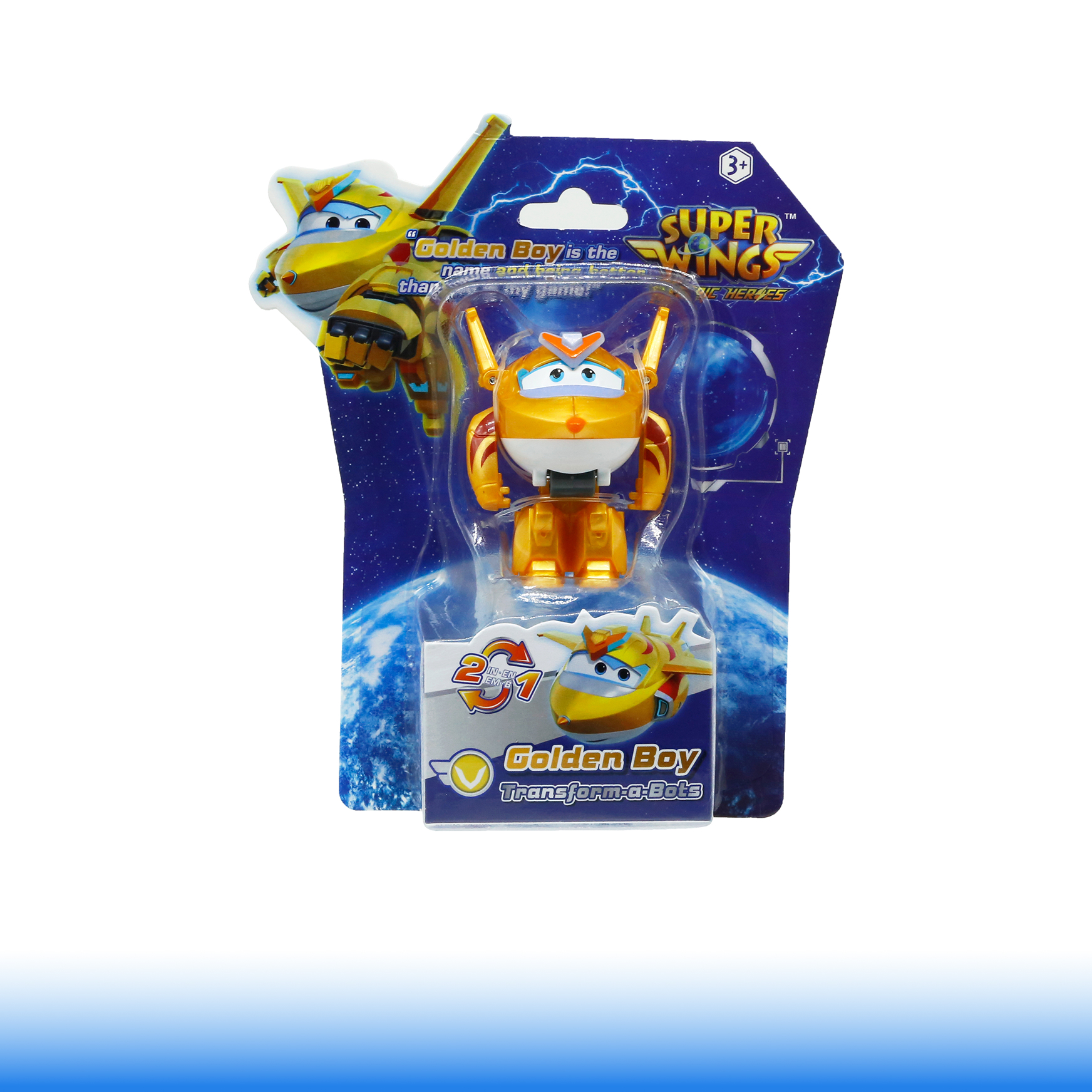 Фигурка Супер Крылья Робот трансформер Голден Бой - фото 5