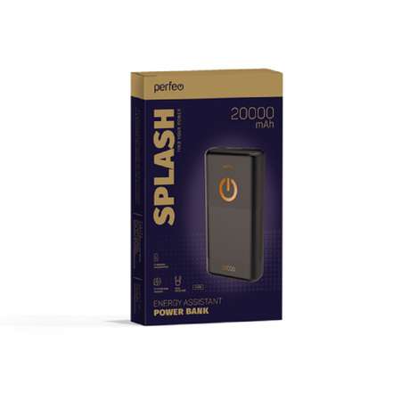 Внешний аккумулятор Perfeo PF_B4298 20000 mah черный