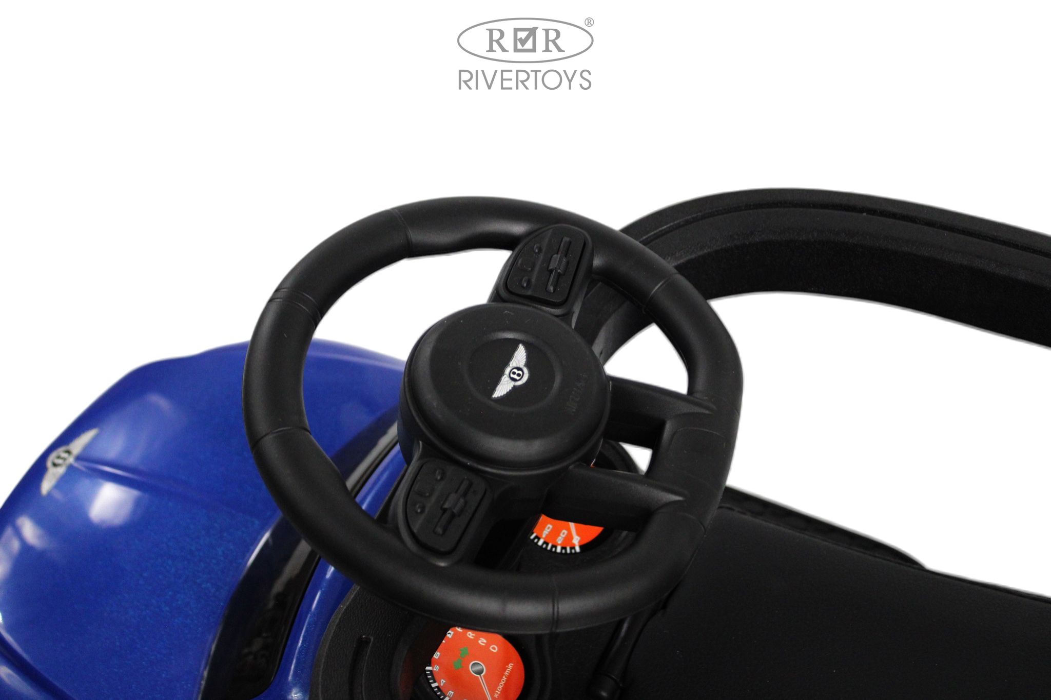 Каталка RIVERTOYS Z005ZZ-TP-BLUE синий - фото 10