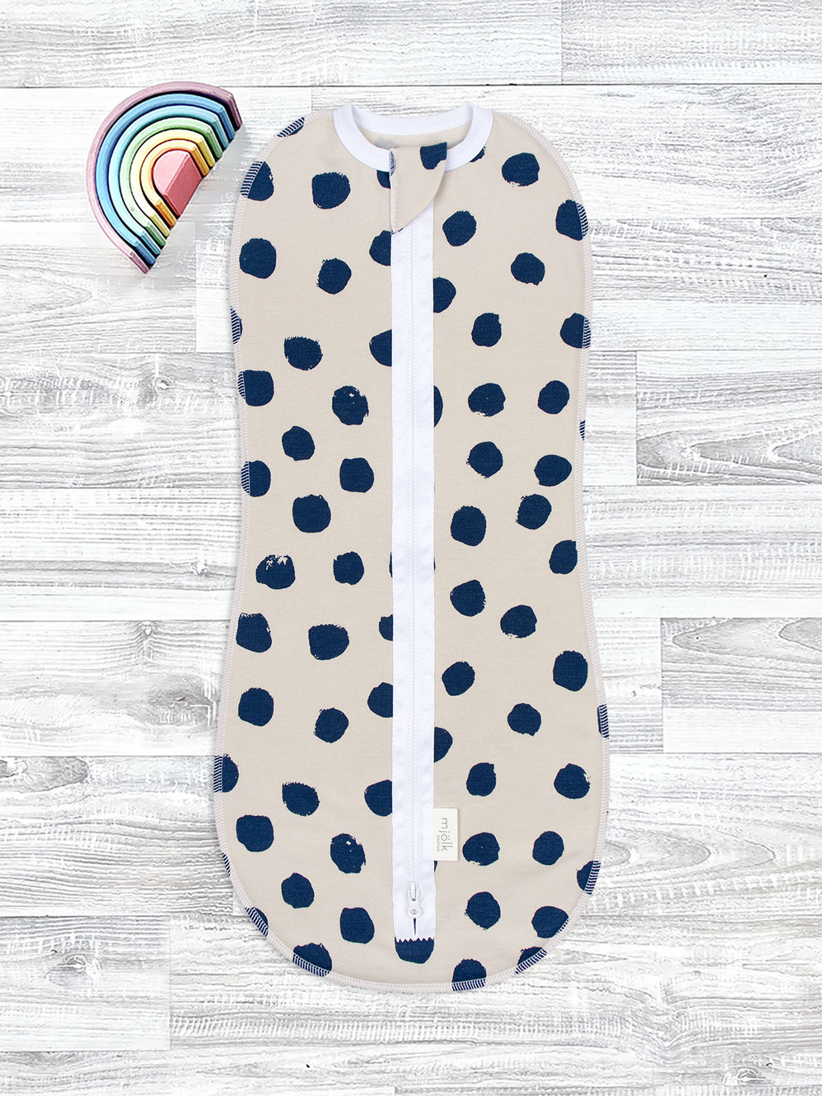 Конверт пеленальный (кокон) Mjolk бежевый - фото 2