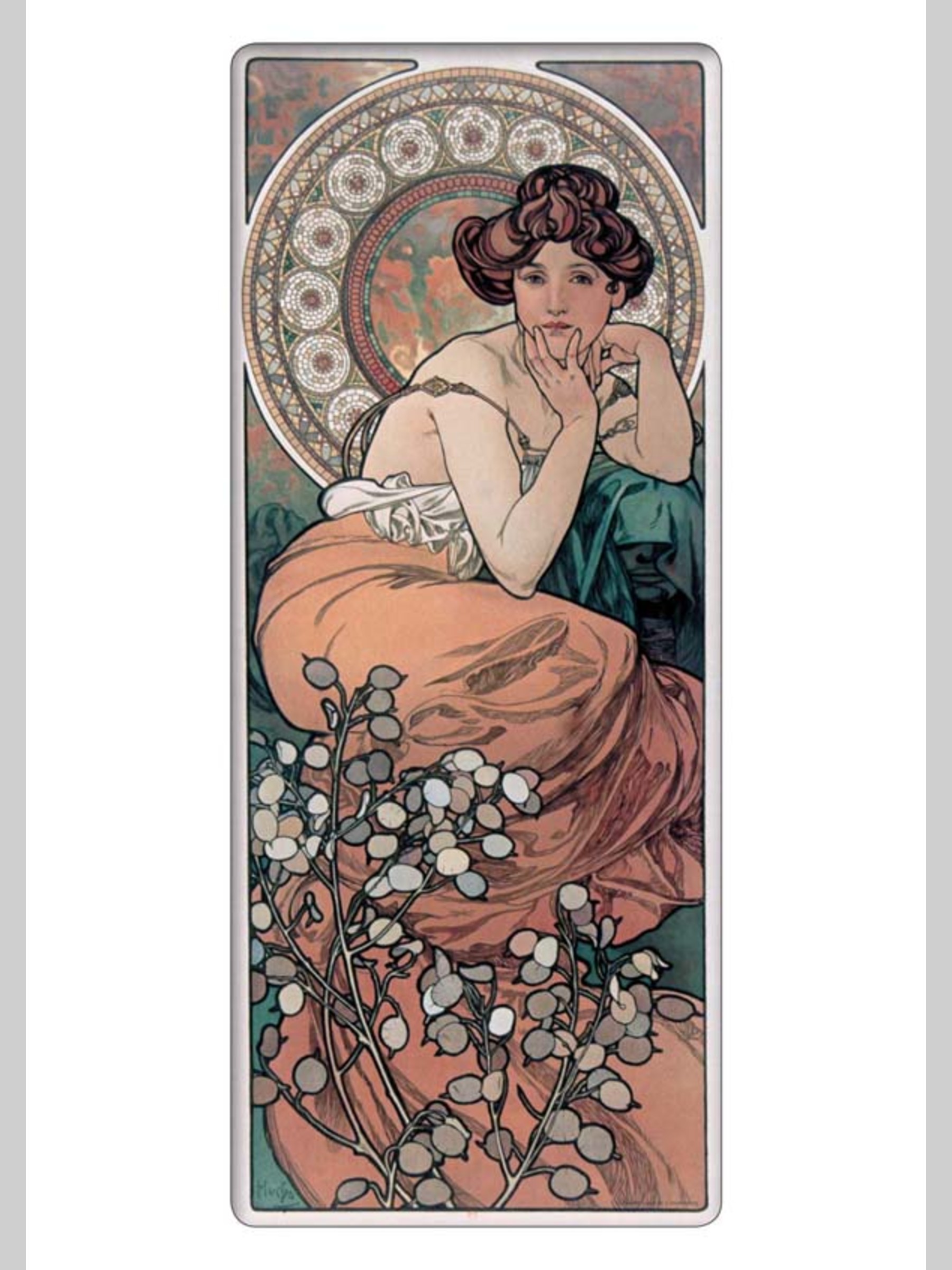 Набор открыток Белый город Альфонс Муха почтовые открытки для посткроссинга - фото 4