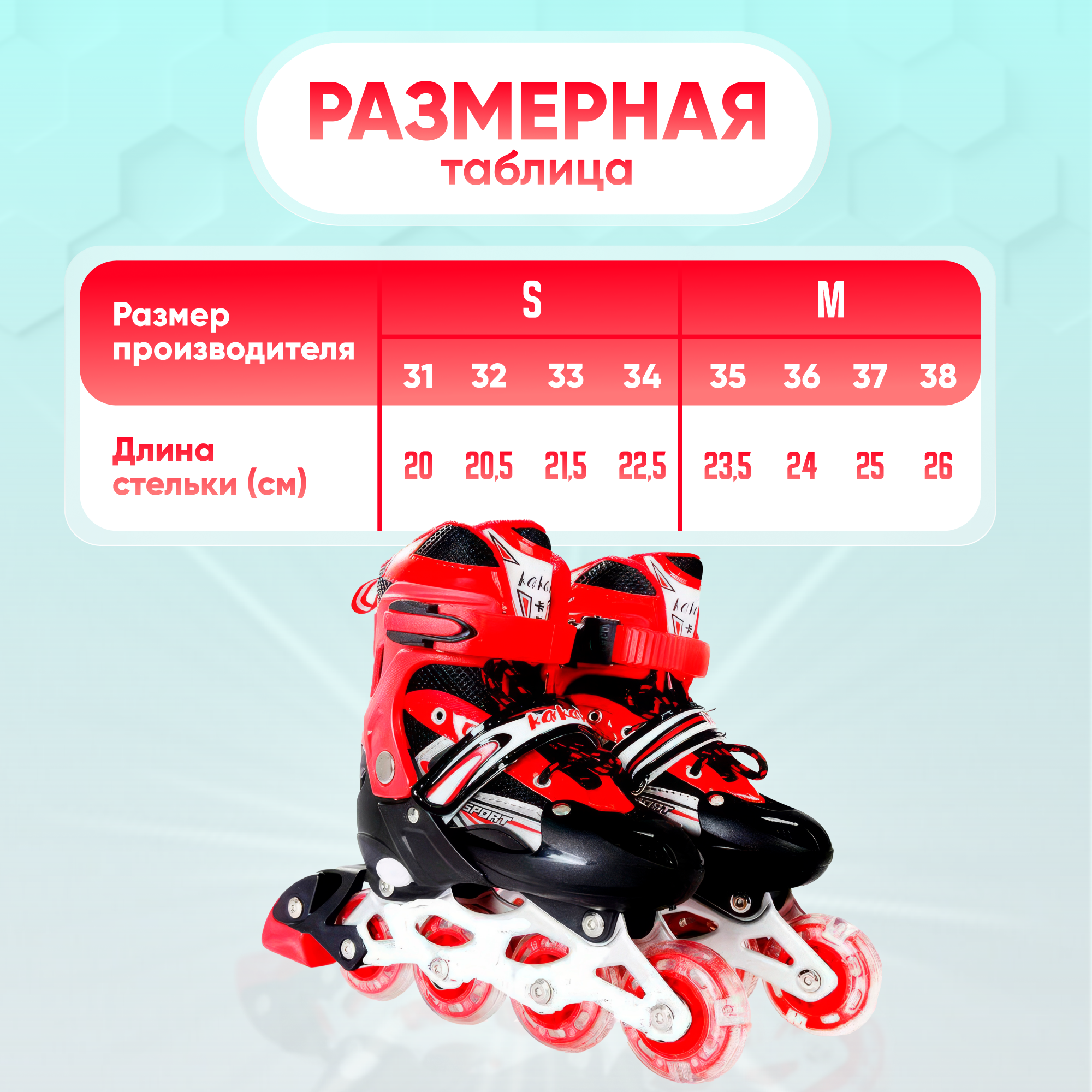 Роликовые коньки OnHand S 31-34 - фото 9