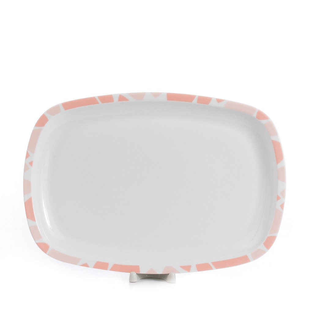 Сервиз столовый Zarin Porcelain Industries на 6 персон Quattro Selena Pink 27 предметов - фото 2