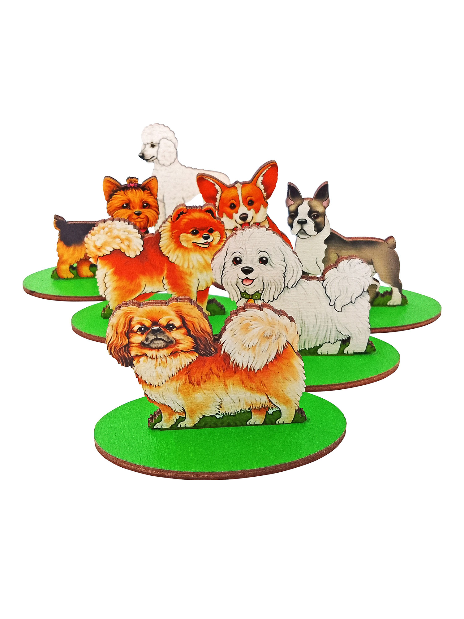 Игровой набор в коробке Нескучные игры Собаки декоративные дерево - фото 6
