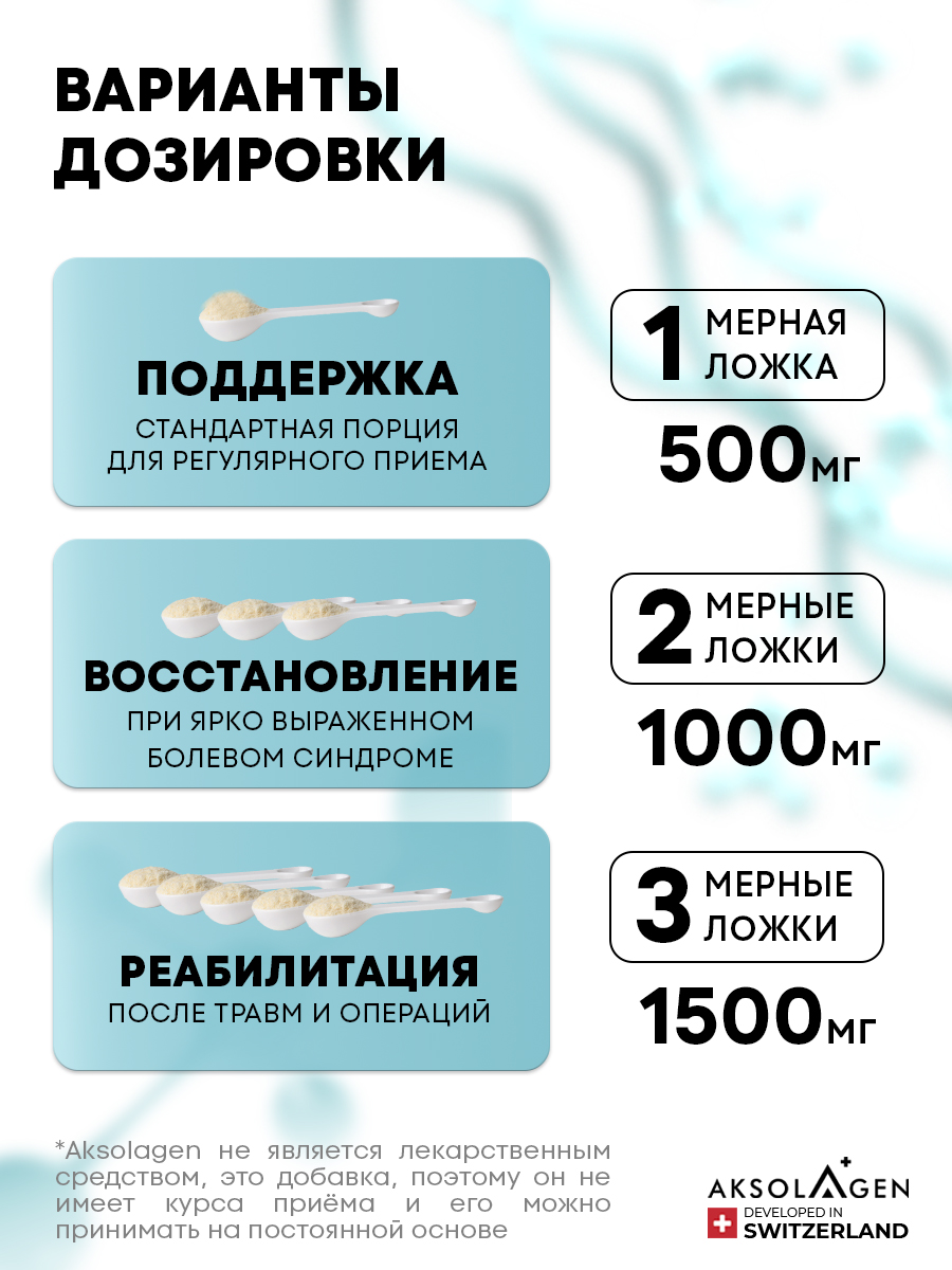 Морской Коллаген 2 типа AKSOLAGEN защита суставов и связок без добавок - фото 7