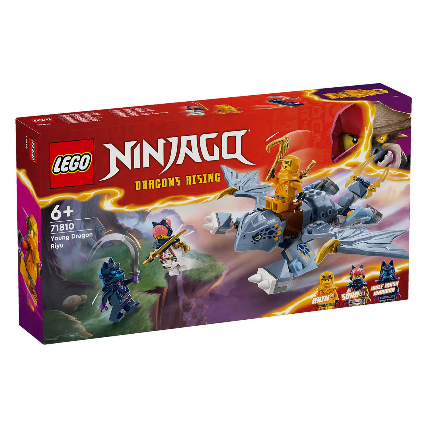 Конструктор LEGO NINJAGO Юный дракон Рию 132 дет. - фото 3