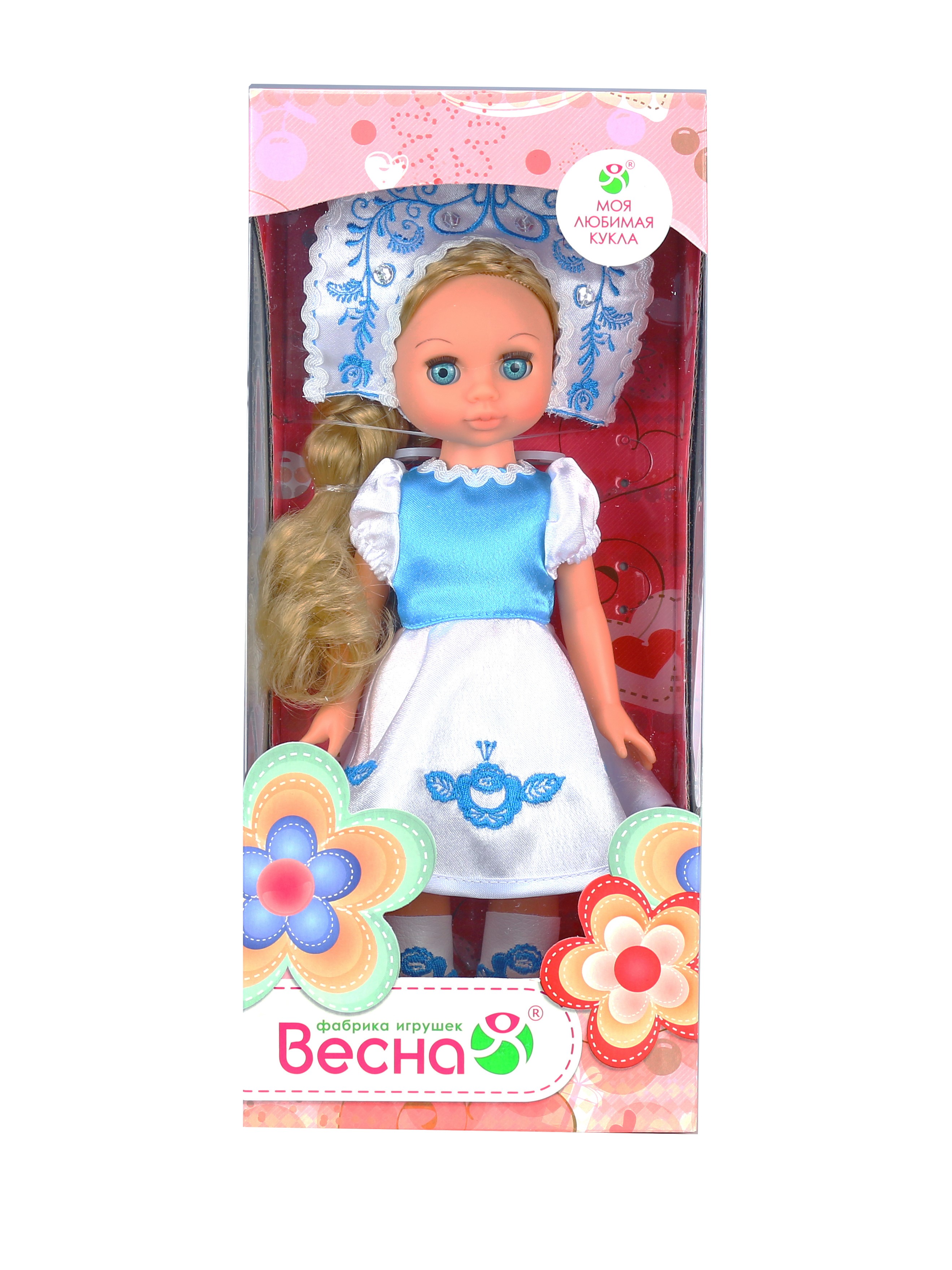 Кукла классическая Весна Эля Гжельская красавица высота 30 см В2638 - фото 3