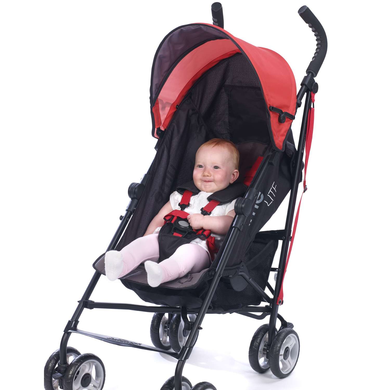 Коляска-трость Summer Infant Ume Lite Чёрно-красная - фото 13