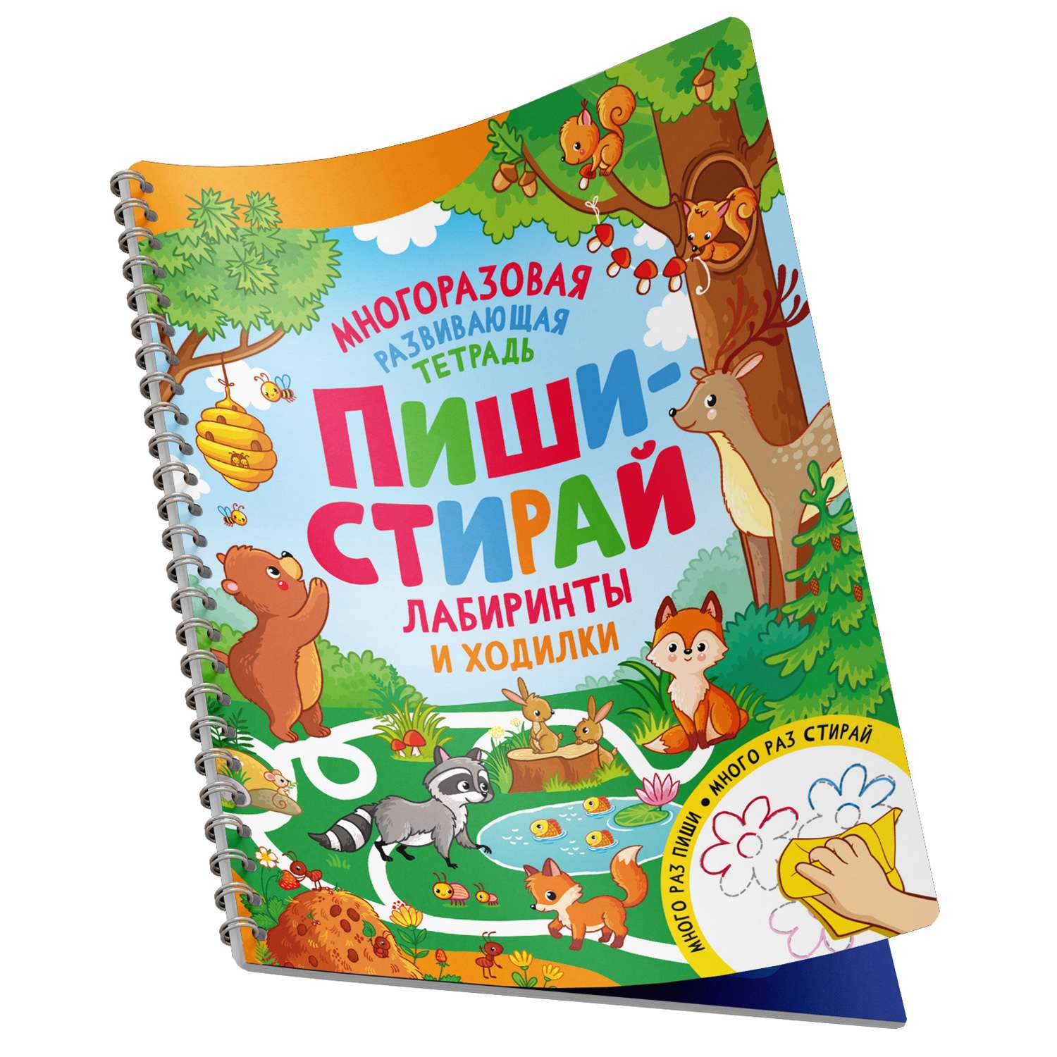 Книга Лабиринты и ходилки Пиши-стирай - фото 1
