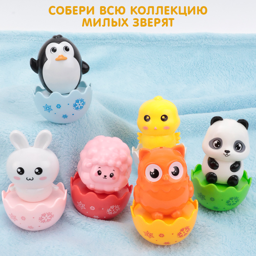 Игрушка TIPTOPOLIS неваляшка Зайчик - фото 9