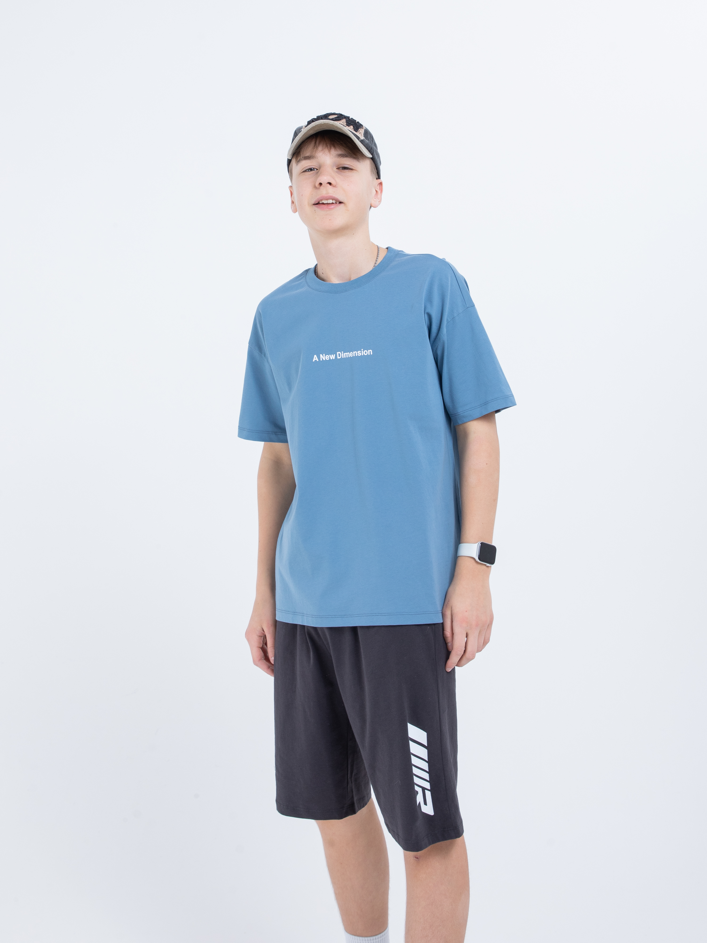 Футболка STELLA MODA 11220_джинс - фото 8