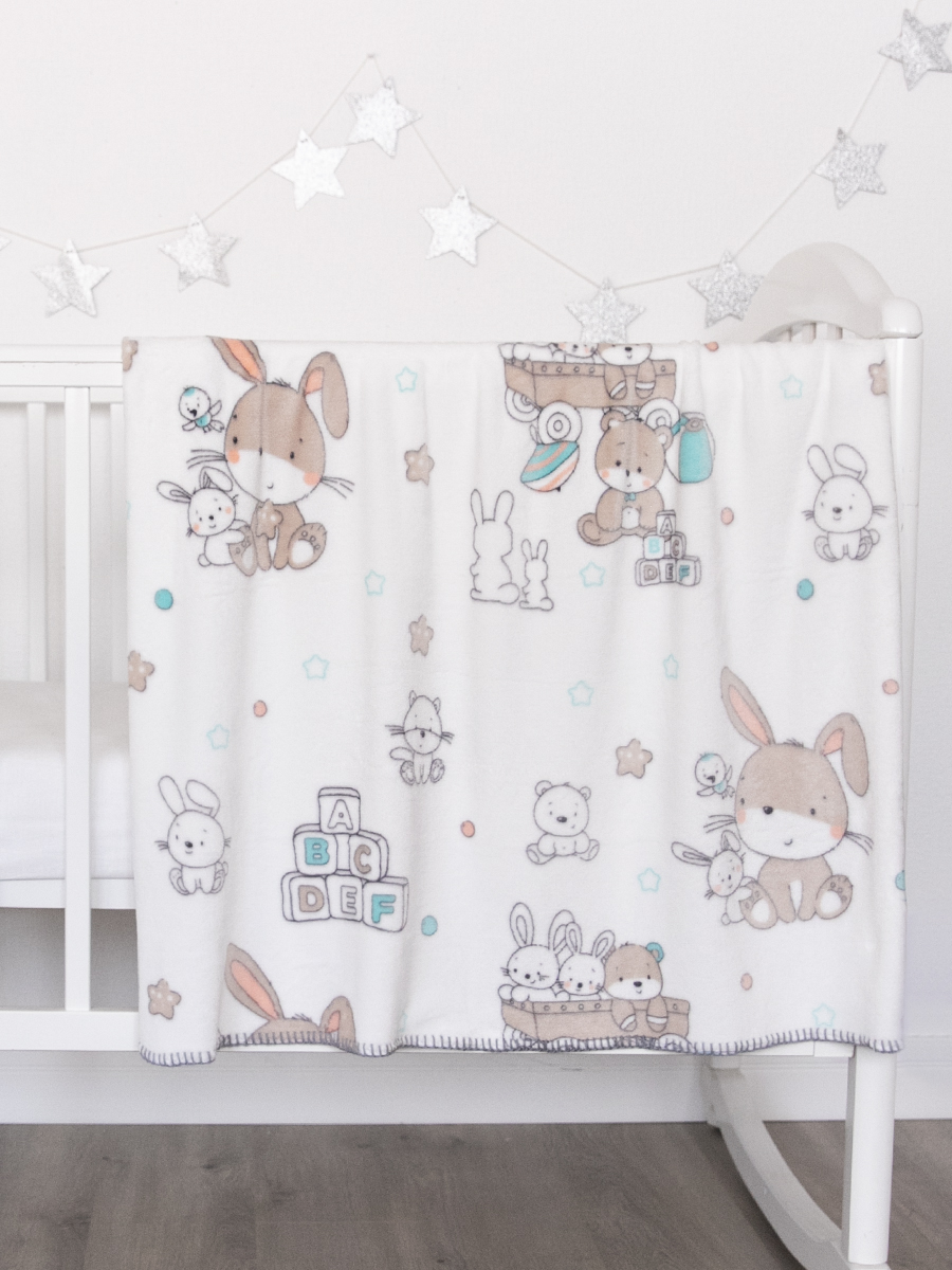 Плед Baby Nice велсофт 75 x 100 см - фото 11