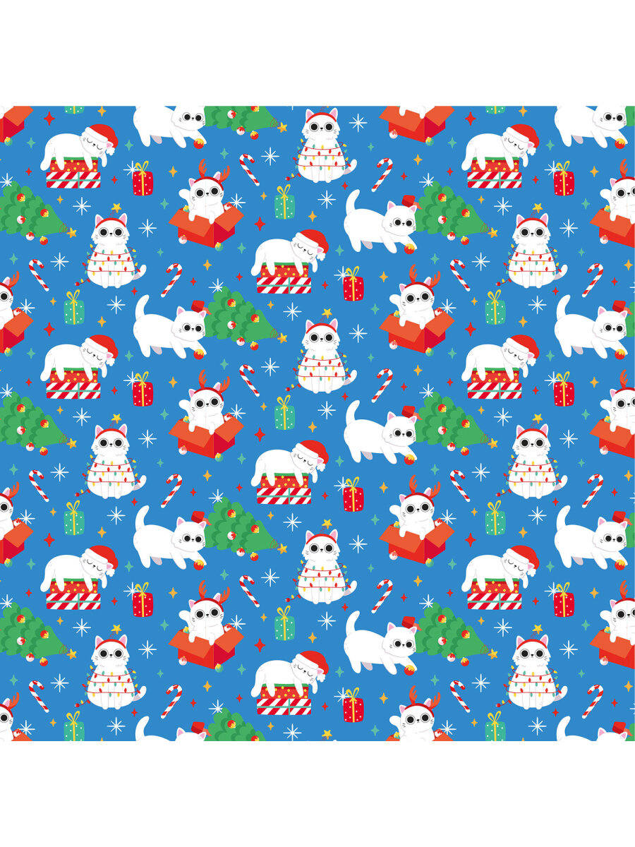 Упаковочная бумага Золотая сказка для новогодних подарков в рулоне набор 3 штуки - фото 7