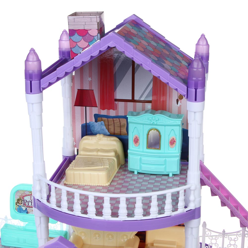 Домик для кукол Игроленд с мебелью 278-136 - фото 7