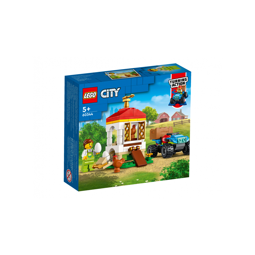 Конструктор LEGO City Курятник 60344 1010 дет. - фото 1