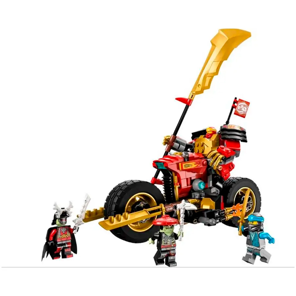Конструктор LEGO NINJAGO Робот-гонщик ЭВО Кая 312 дет. - фото 5