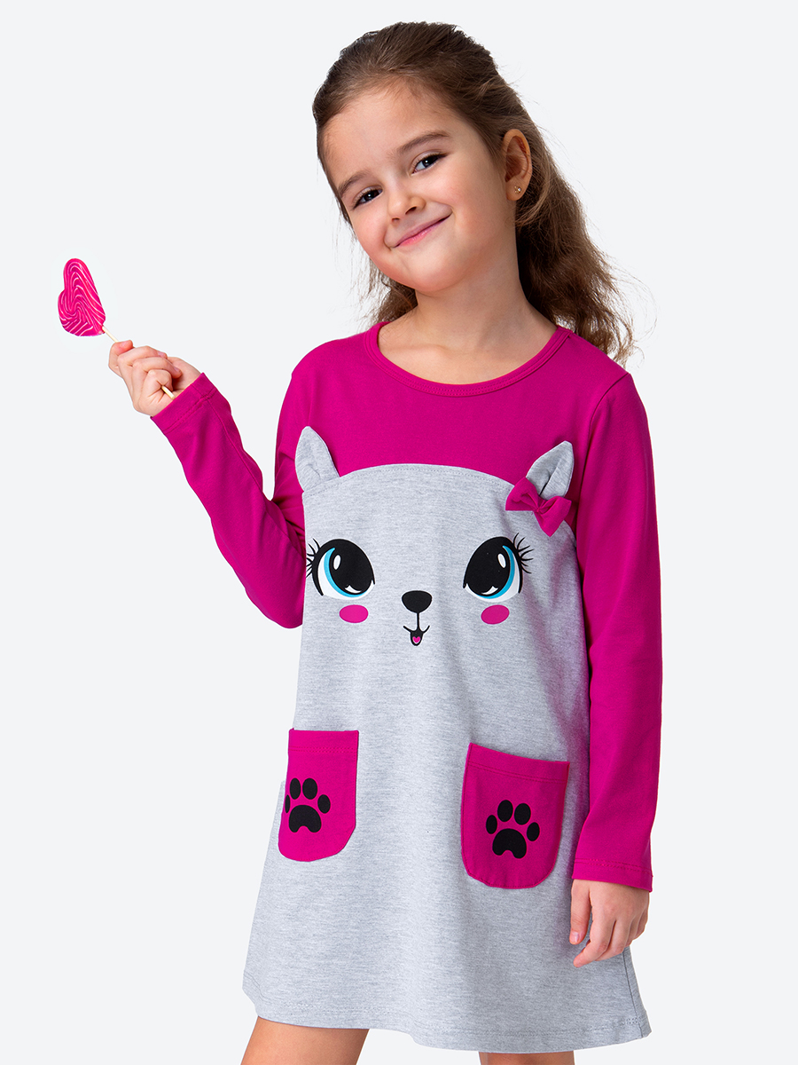 Платье HappyFox HF00477фуксия - фото 8