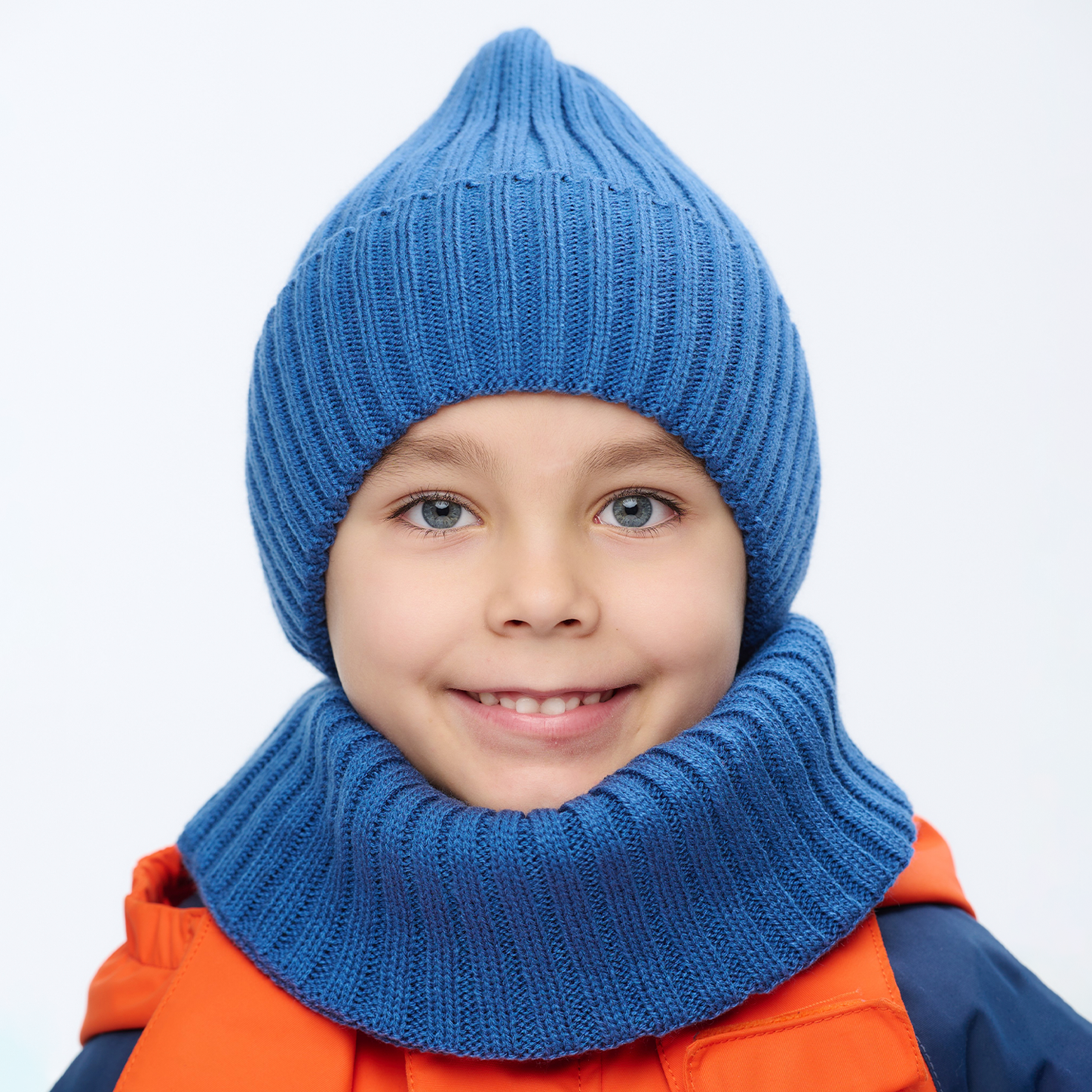 Шапка и снуд KUBRIO KU-H-45-pumpW-blue - фото 3