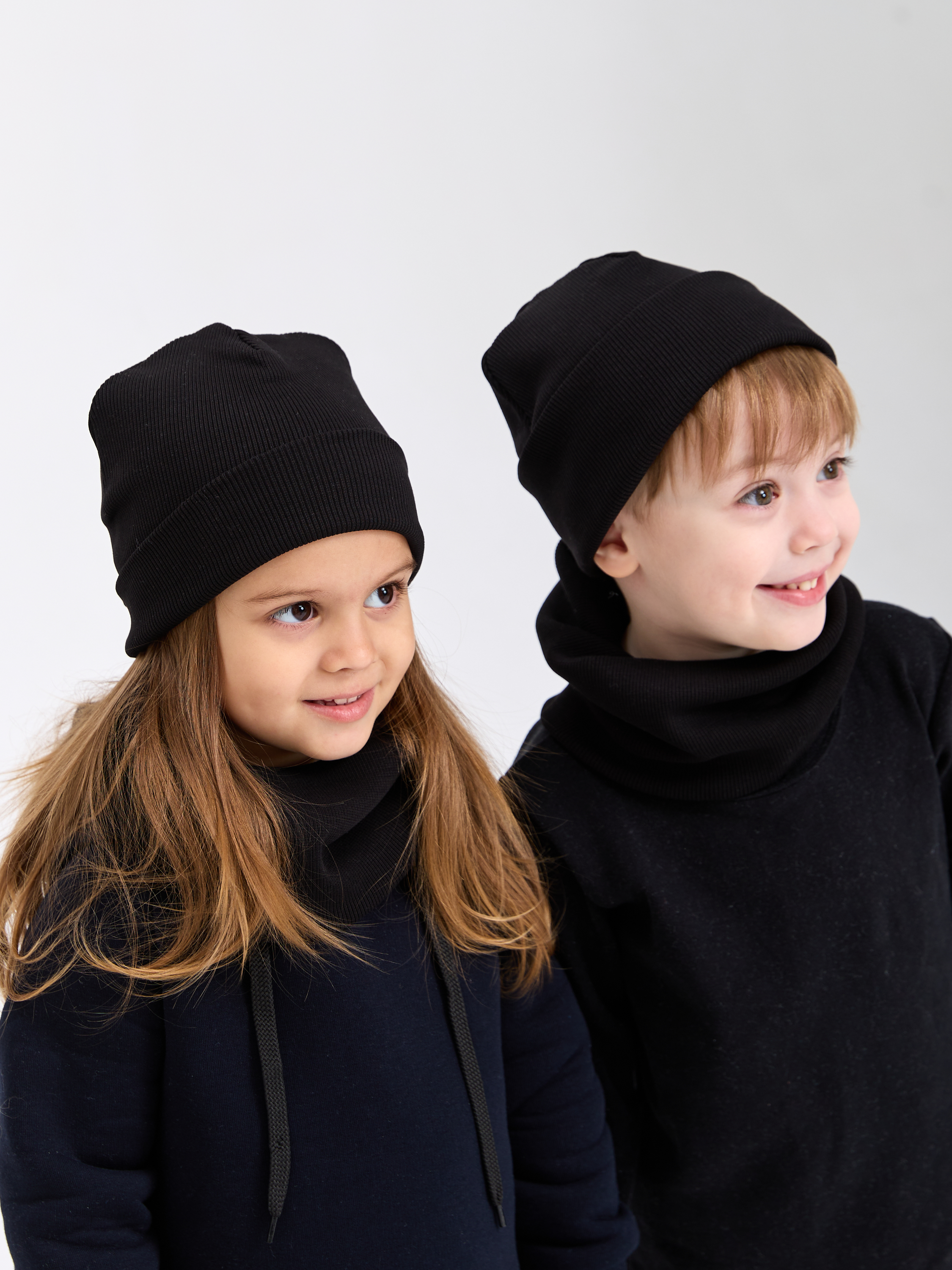 Шапка и снуд Лапушка 0258 черный - фото 4