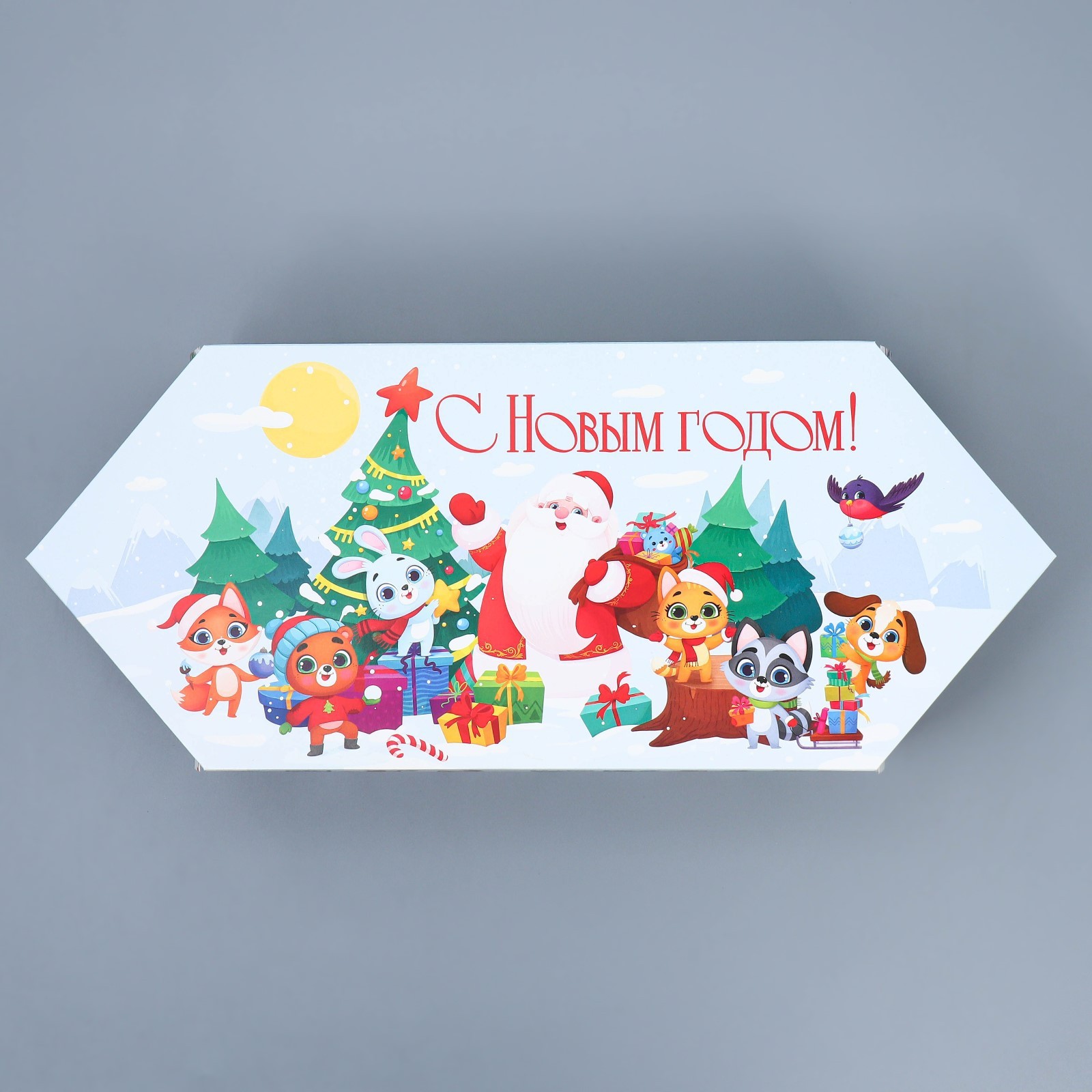 Сборная коробка-конфета Дарите Счастье "Новый год", 18 х 28 х 10 см - фото 4