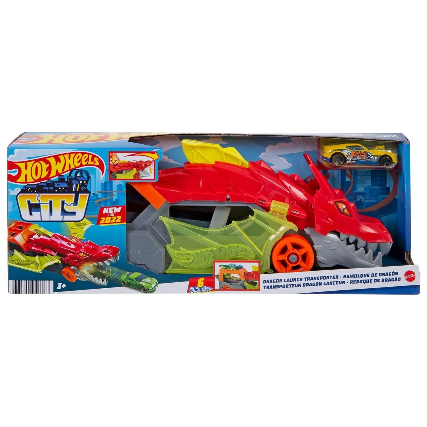 Грузовик Hot Wheels Разъяренный Дракон GTK42 - фото 8