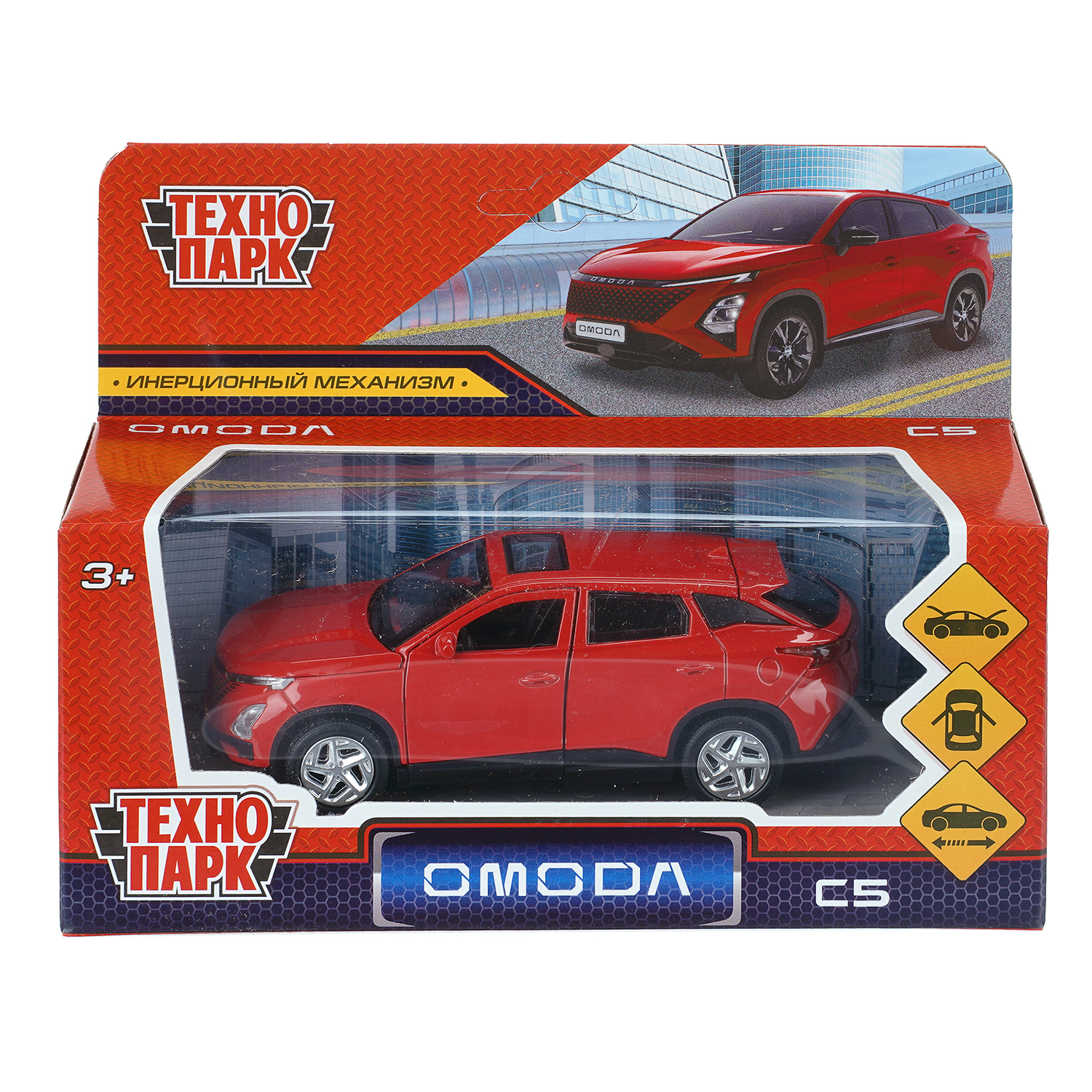 Автомобиль Технопарк Omoda Красная 417648 - фото 3