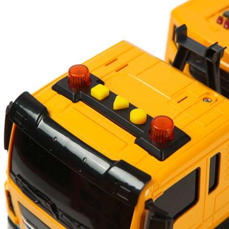 Машинка Mobicaro 1:10 Грузовик с эскаватором Желтый 666-62T