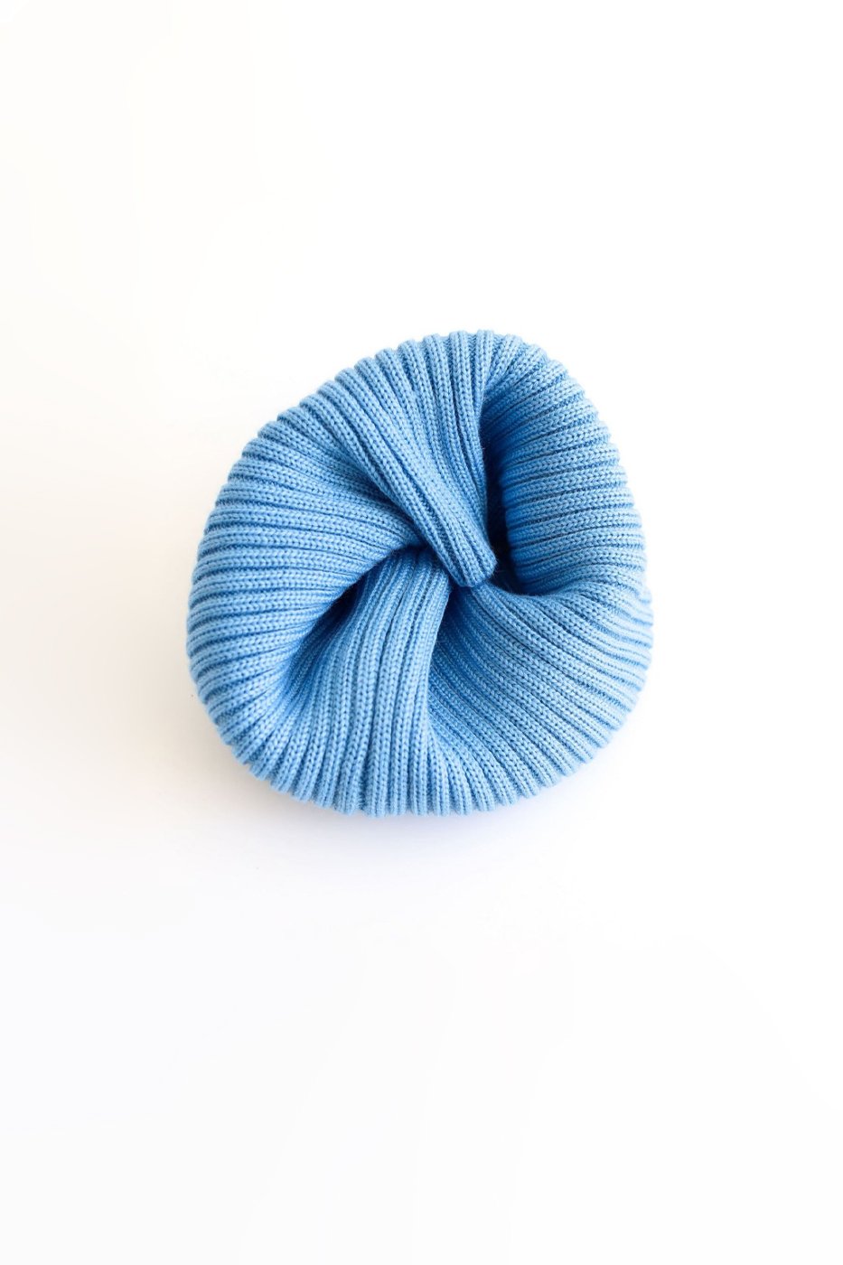 Снуд MINIDINO ВЯЗ-СН-001Снуд-труба вязаный небесно-голубой - фото 1