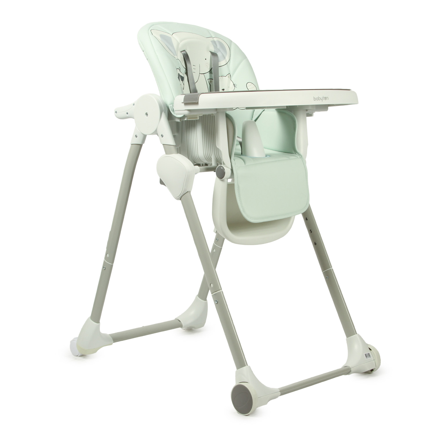 Стульчик для кормления Babyton Multiset Mint классический - фото 7