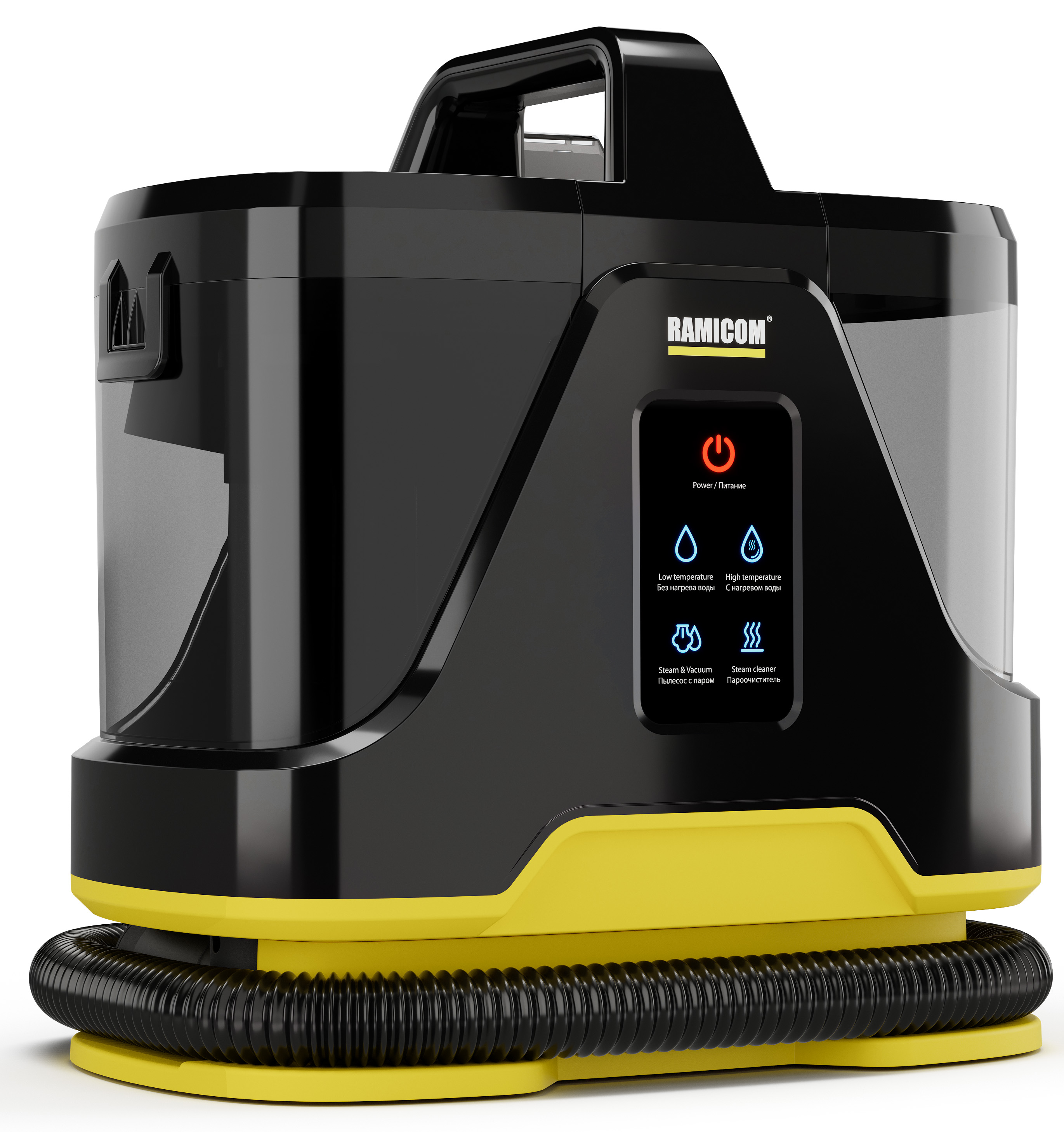 Моющий пылесос с горячим паром Ramicom RWC3500 для чистки мебели ковров авто и дома - фото 13