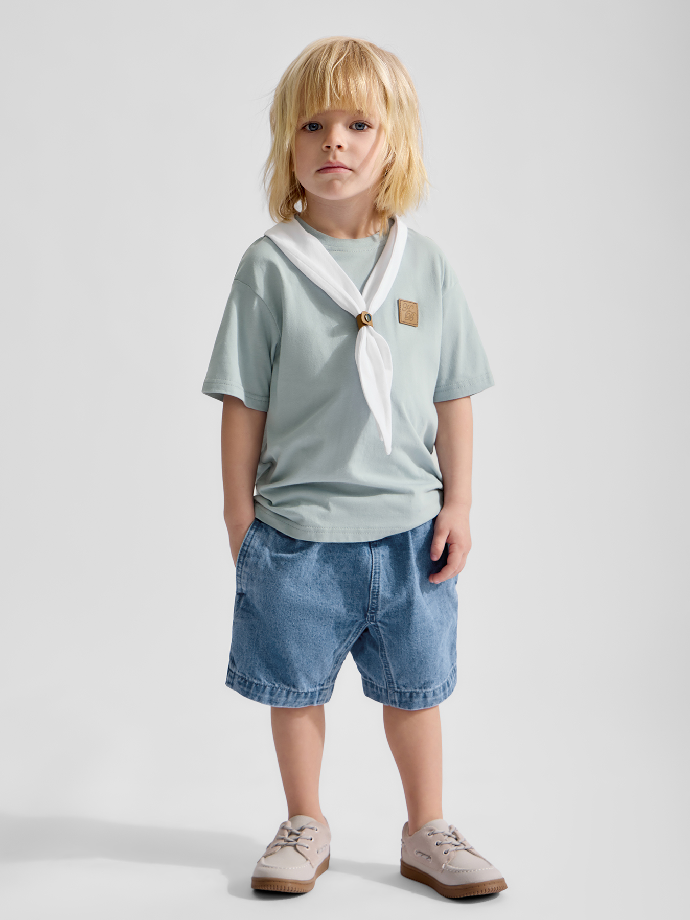 Футболка Happy Baby 88721-1_light-blue - фото 2