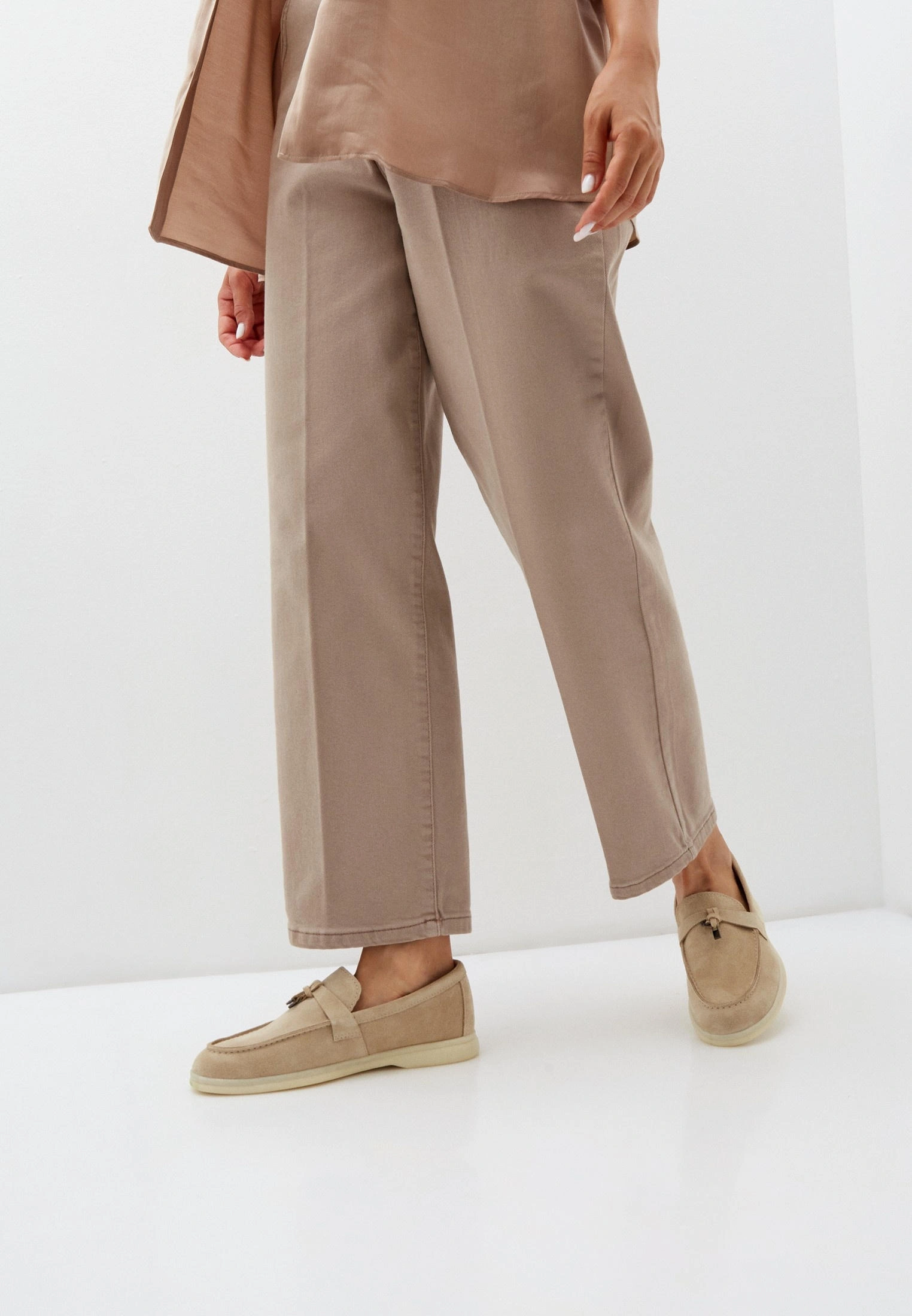 Лоферы IERDI IER-001-BEZH-ZAMSHA-JEN - фото 6