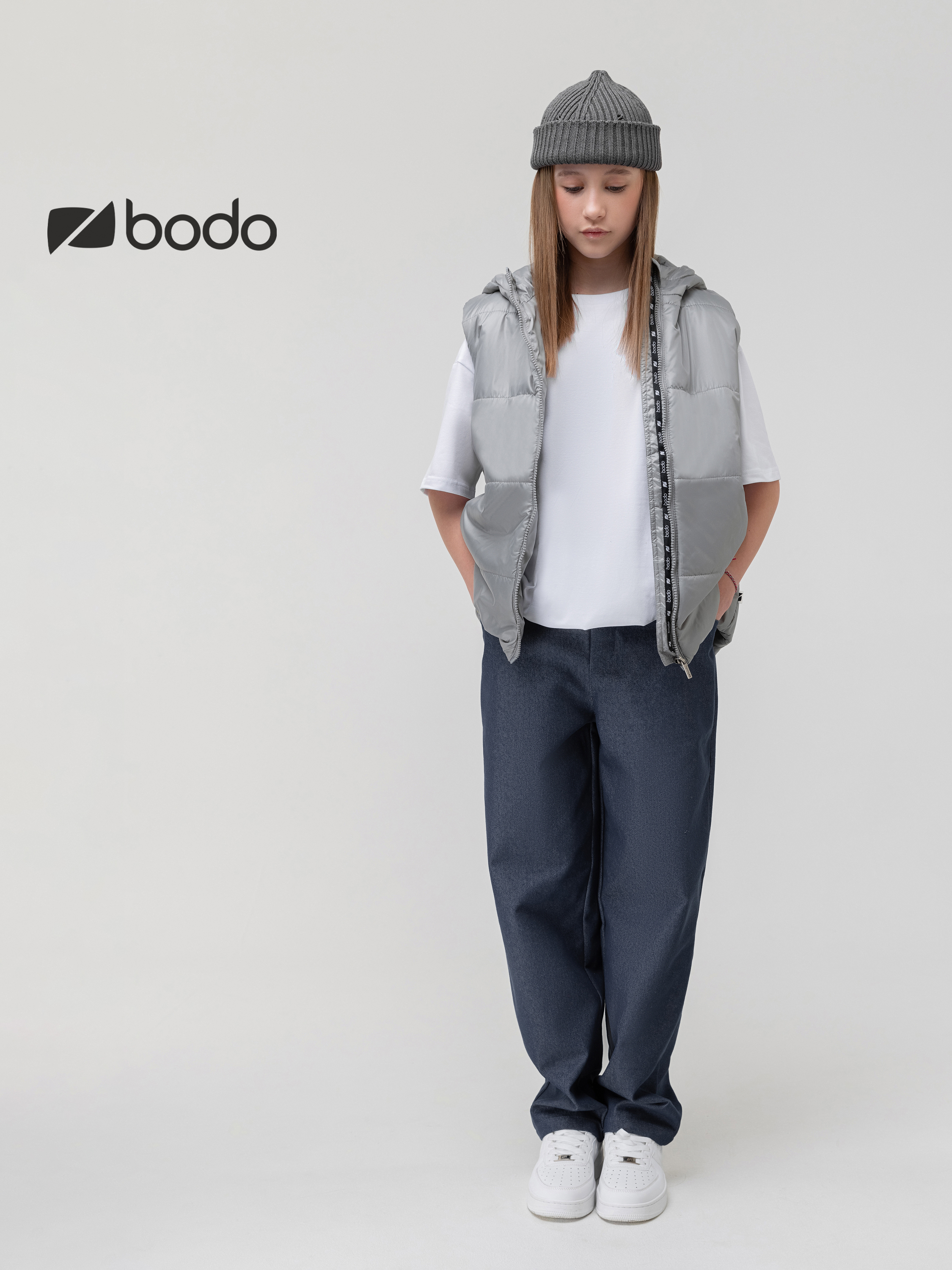 Жилет Bodo 41-6МU_серый - фото 4