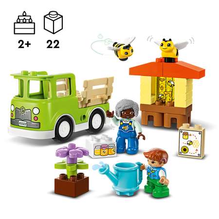 Конструктор LEGO DUPLO Уход за пчелами и ульями блочный
