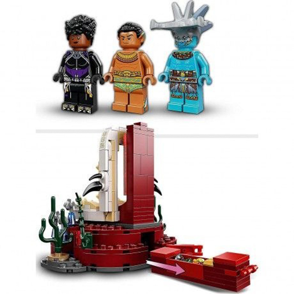 Конструктор LEGO Marvel Super Heroes Тронный зал короля Нэмора блочный - фото 5