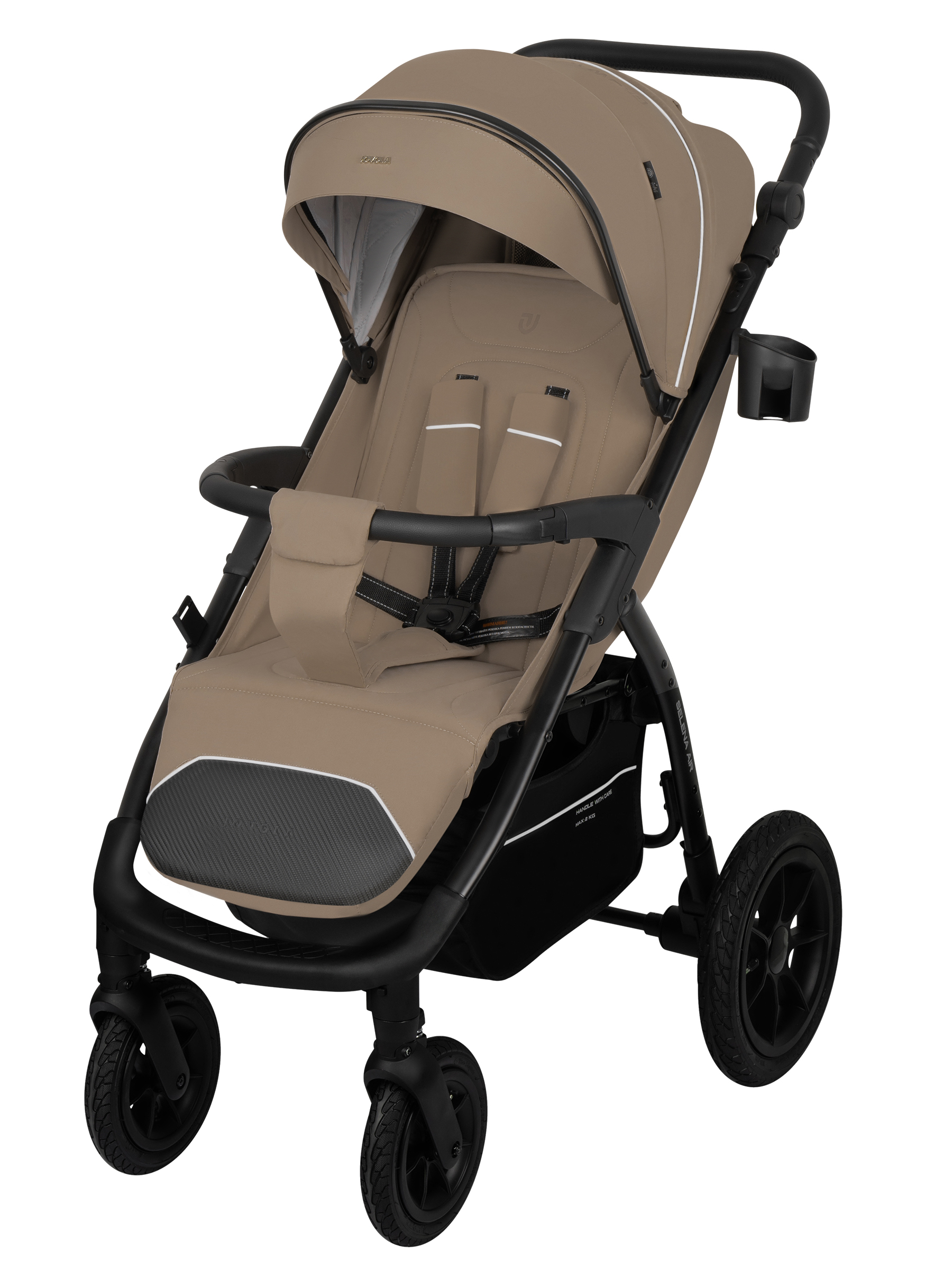 Коляска прогулочная JOVOLA Selena Air new бежевый - фото 1