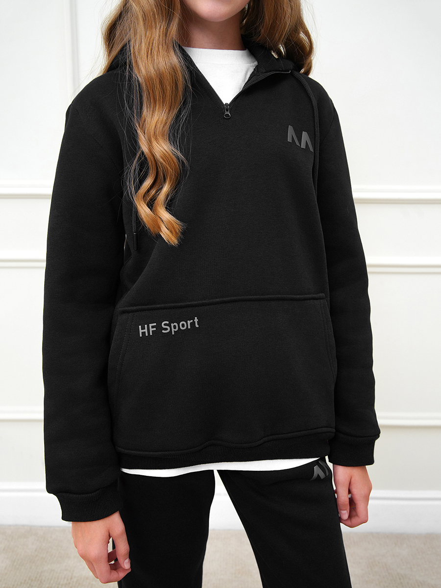 Худи и брюки HappyFox HFJKD7096черный - фото 11