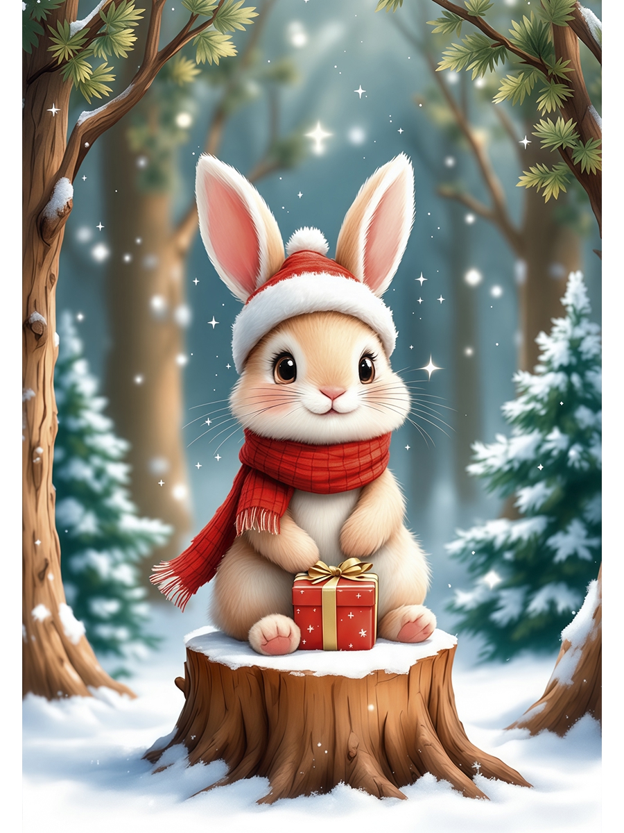 Блокнот Prof-Press Новогодние зверушки 32 лист. - фото 21