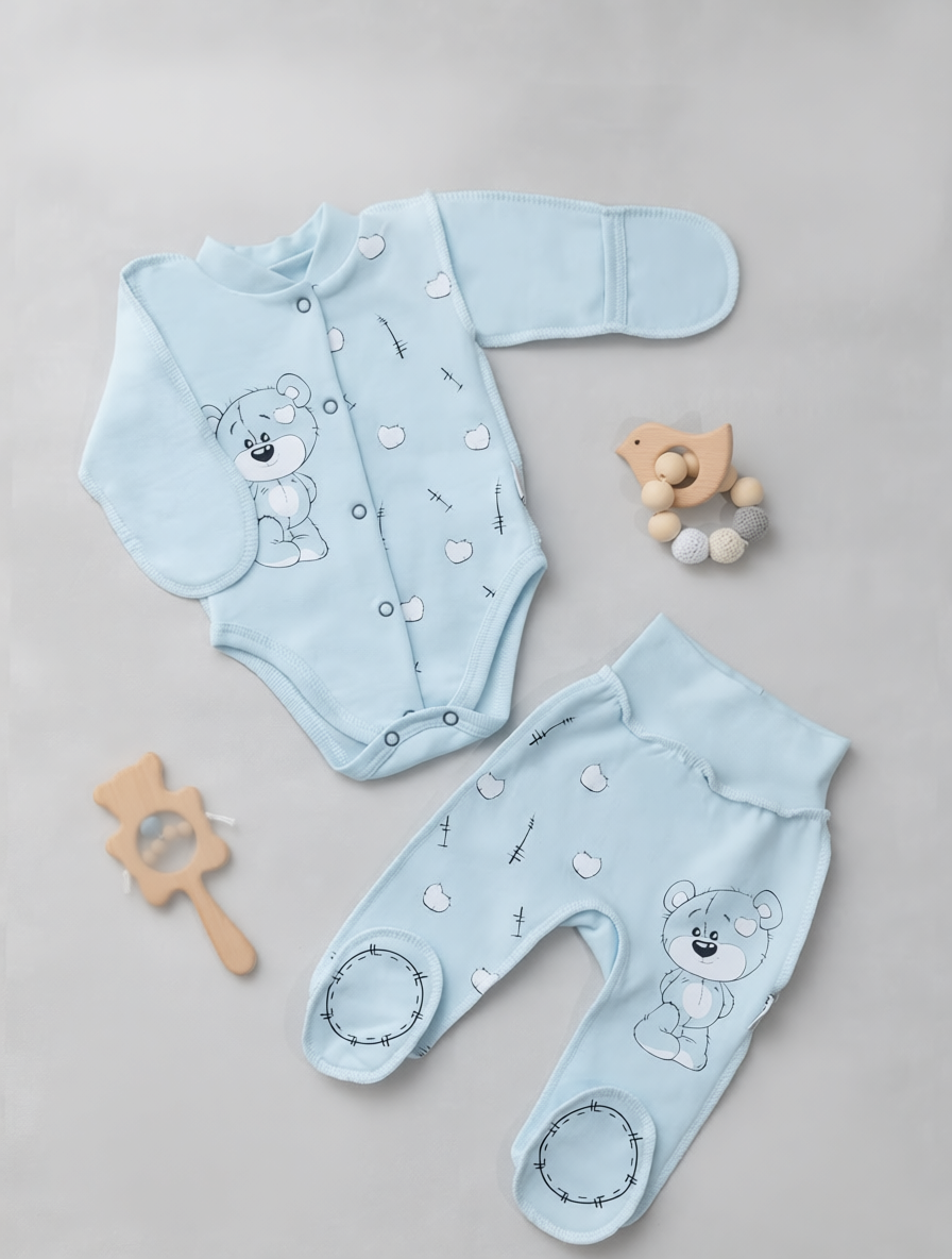 Боди и ползунки Amelli 290.140.0.293.055;230.005.0.293.055гол - фото 1