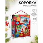 Коробка Новогодняя подарочная Sima-Land "Почта", 20 х 26 х 10,5 см