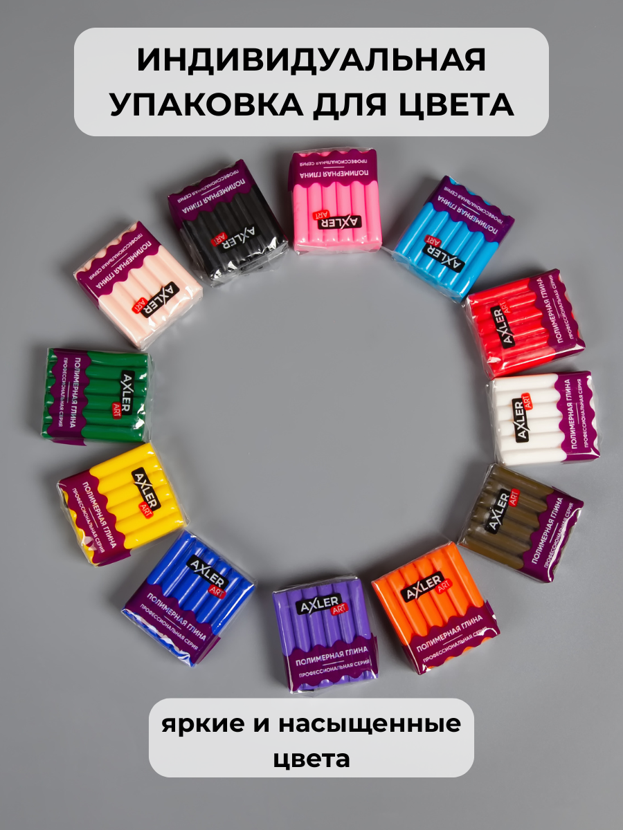 Глина AXLER 12 цв. - фото 3