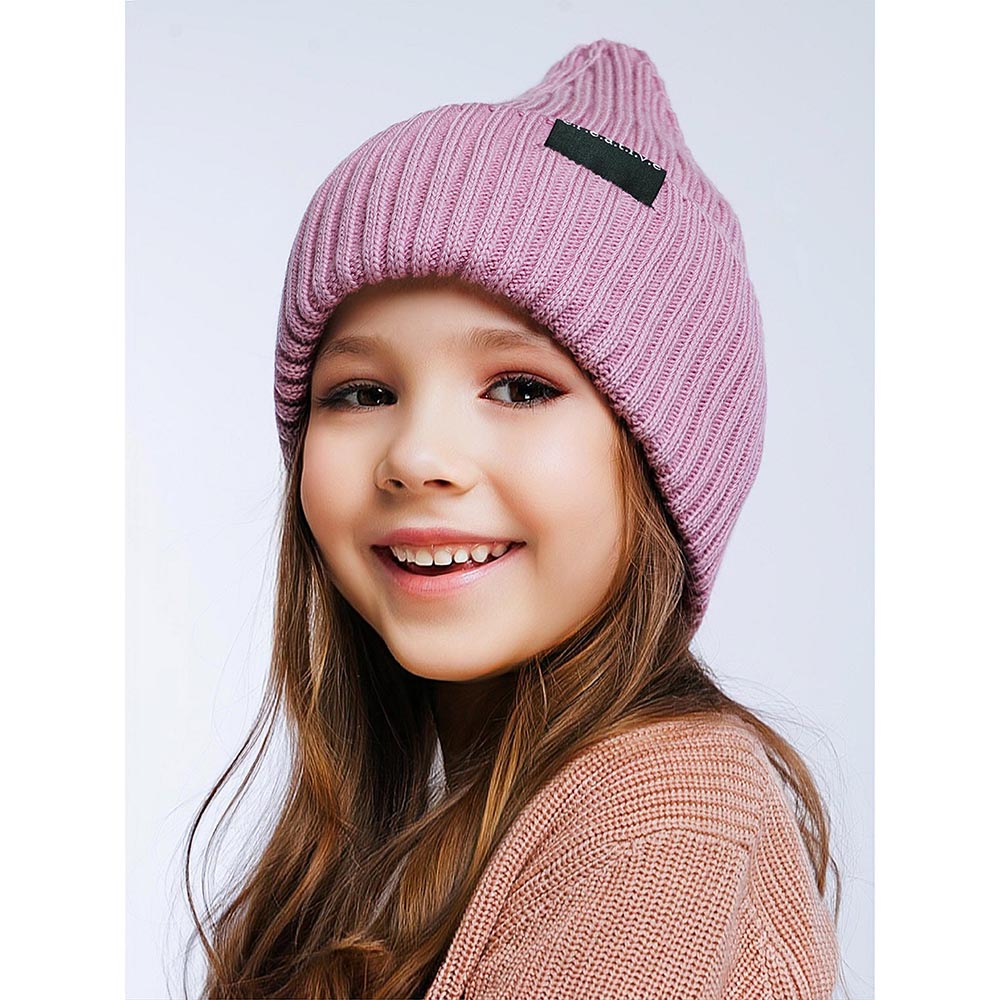Шапка ПриКиндер G-Sp231329 Цвет: Пыльная роза - фото 1
